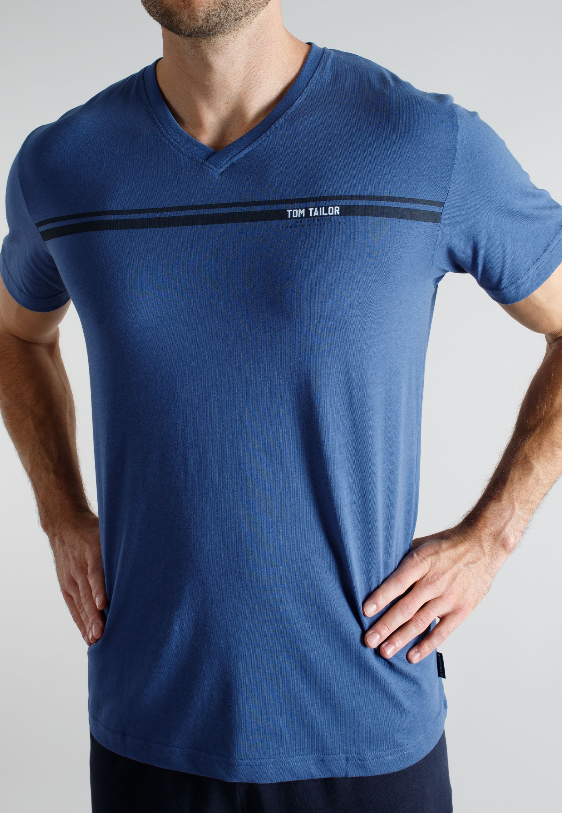 TOM TAILOR Shorty aus Baumwolle, Single Jersey, als Sleepwear