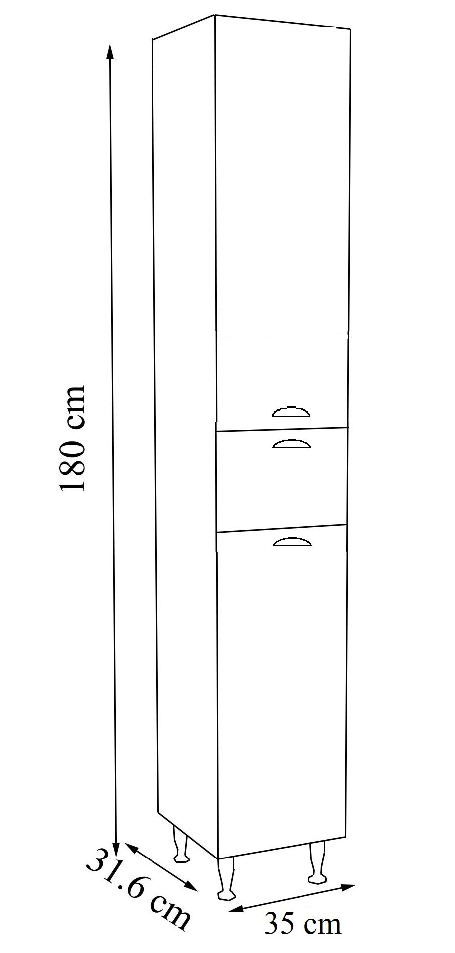 VCM Waschbeckenunterschrank »VCM 4-tlg. Waschplatz Waschtisch Breite 60 cm Badmöbel Set Waschbecken Spiegelschrank Hochschrank Schublade Landhaus Casalo L«, (4 St.)