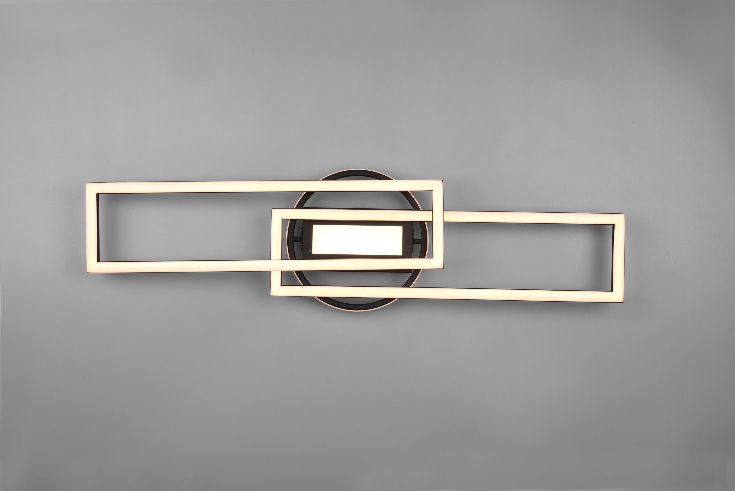 REALITY Leuchten LED Deckenleuchte »Twister« LED-Board 1 Stk. warmweiß - kaltweiß Deckenlampe 4500 Lumen Lichtfarbe einstellbar Fernbedienung Memory