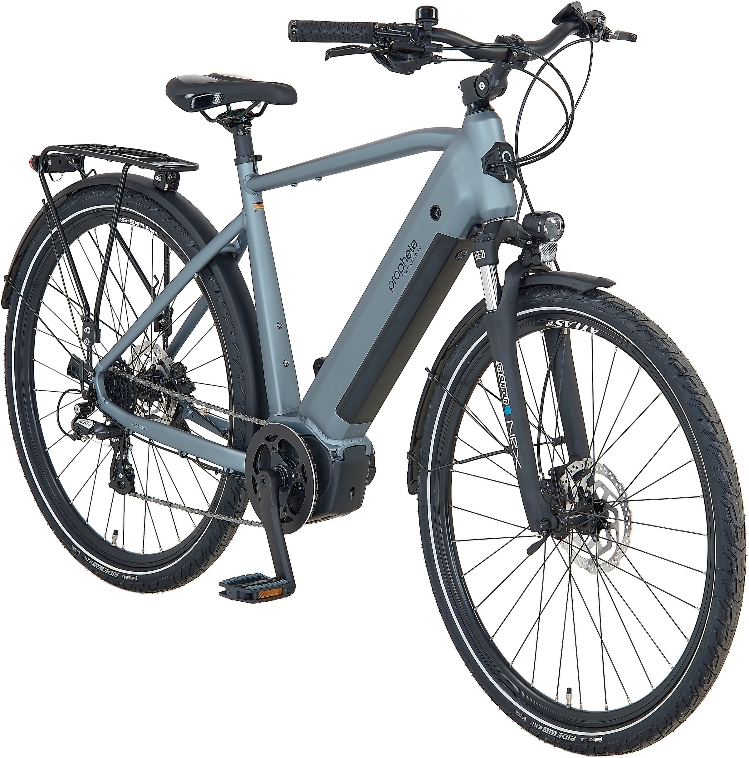 Prophete E-Bike »Entdecker 3.8«, 8 Gang, Shimano, Altus, Mittelmotor 250 W, Pedelec, Elektrofahrrad für Herren