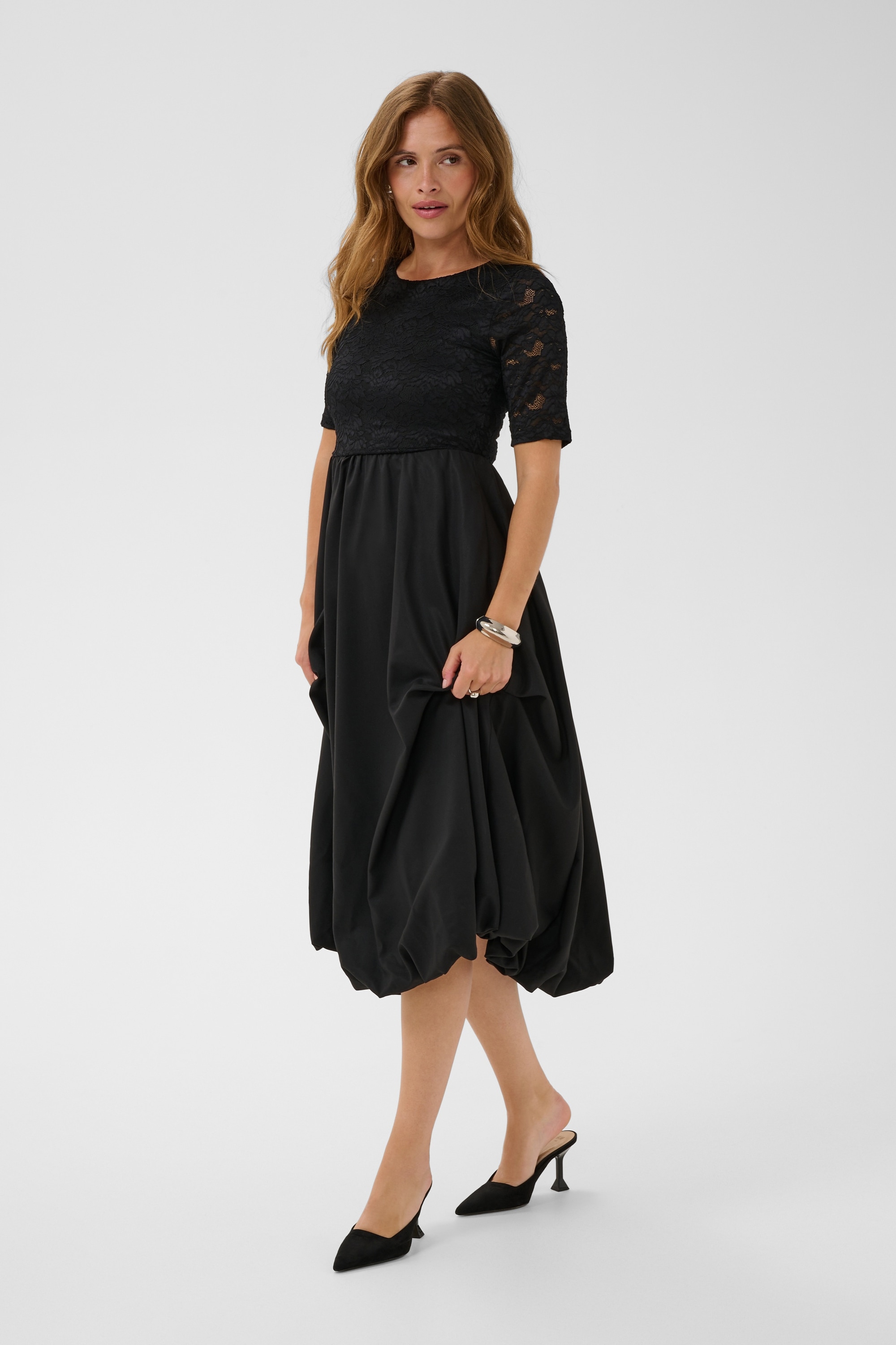 KAFFE Midikleid »Damen Kleid KAkiri«
