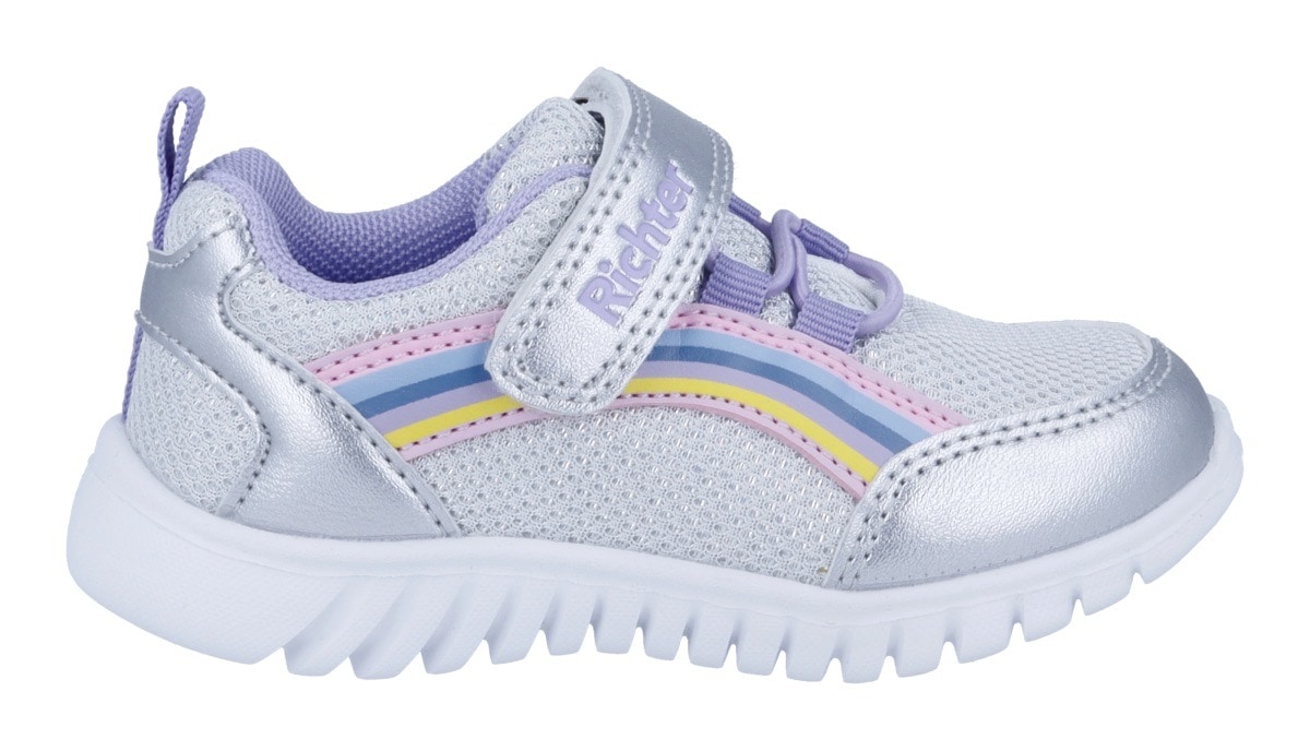 Richter Slip-On Sneaker »Wallaby«  Klettschuh mit Regenbogen-Motiv, Größenschablone zum Download