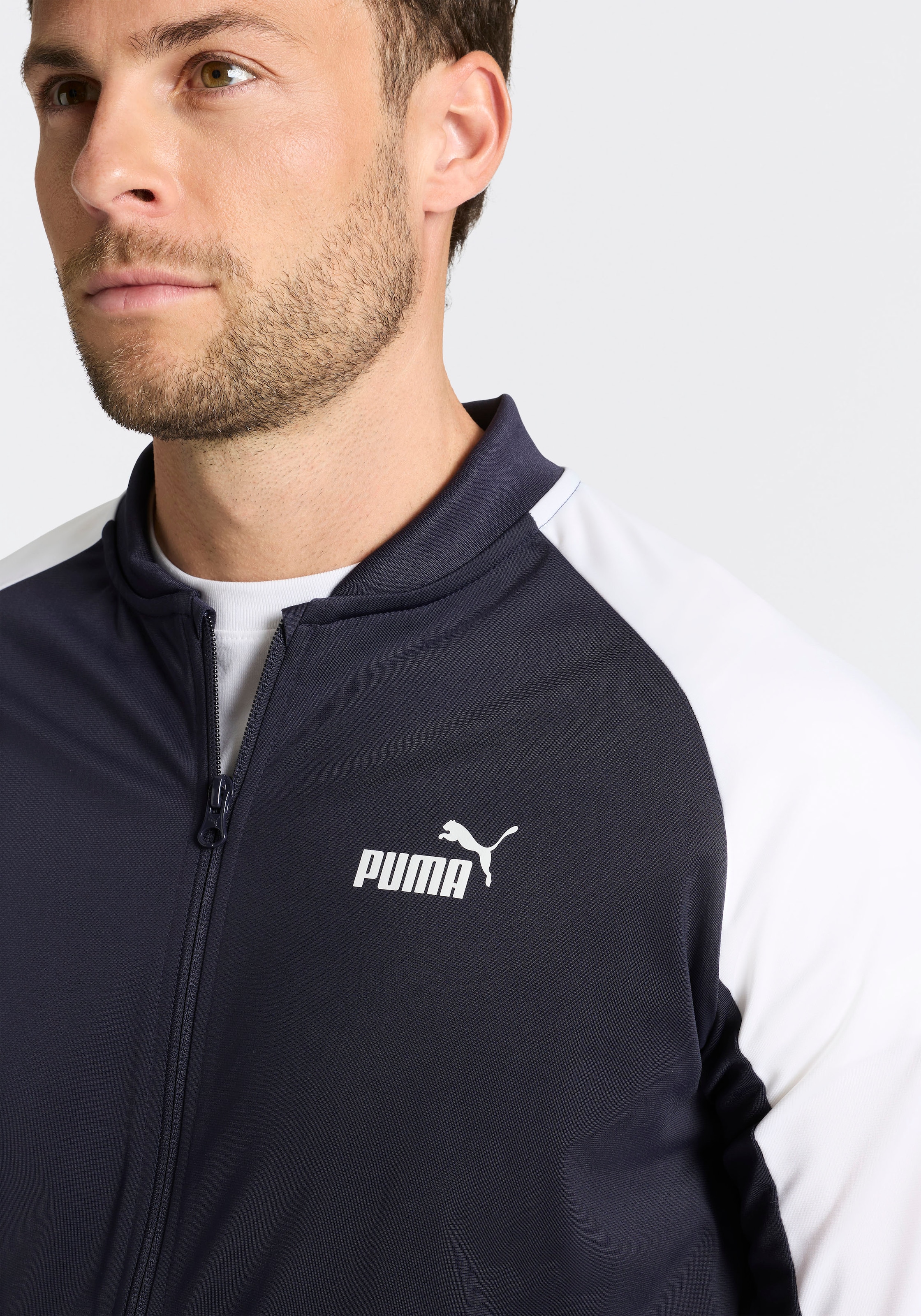 PUMA Trainingsanzug »POLY BASEBALL SUIT« 2 tlg. Set, für Sportmode und Streetwear, für Bewegungsfreiheit designt