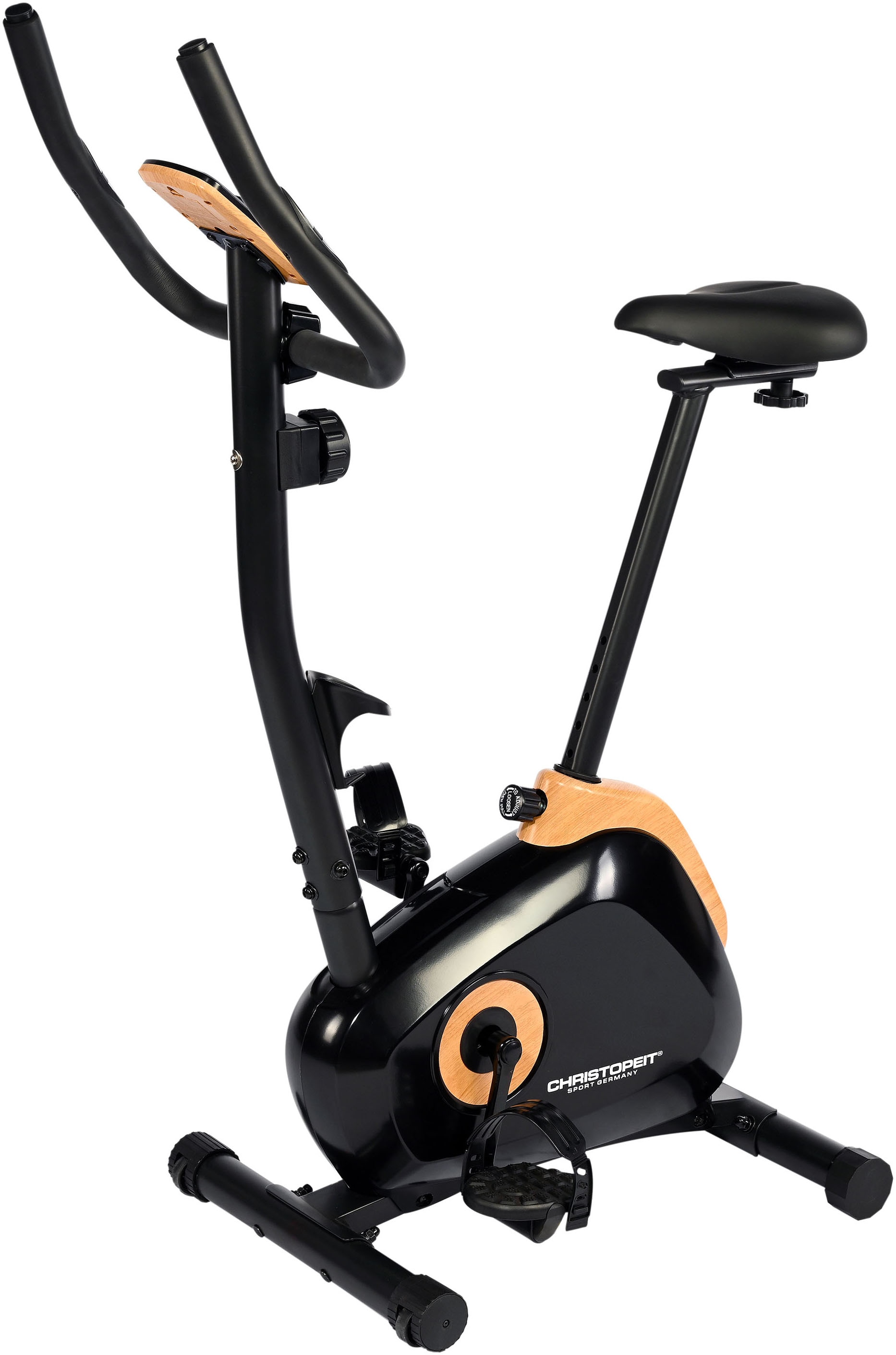 Christopeit Sport® Heimtrainer »HT 2.1«, (3-teilige Pedalarmkurbel), Schwungmasse ca. 5 kg, 8 Widerstandsstufen