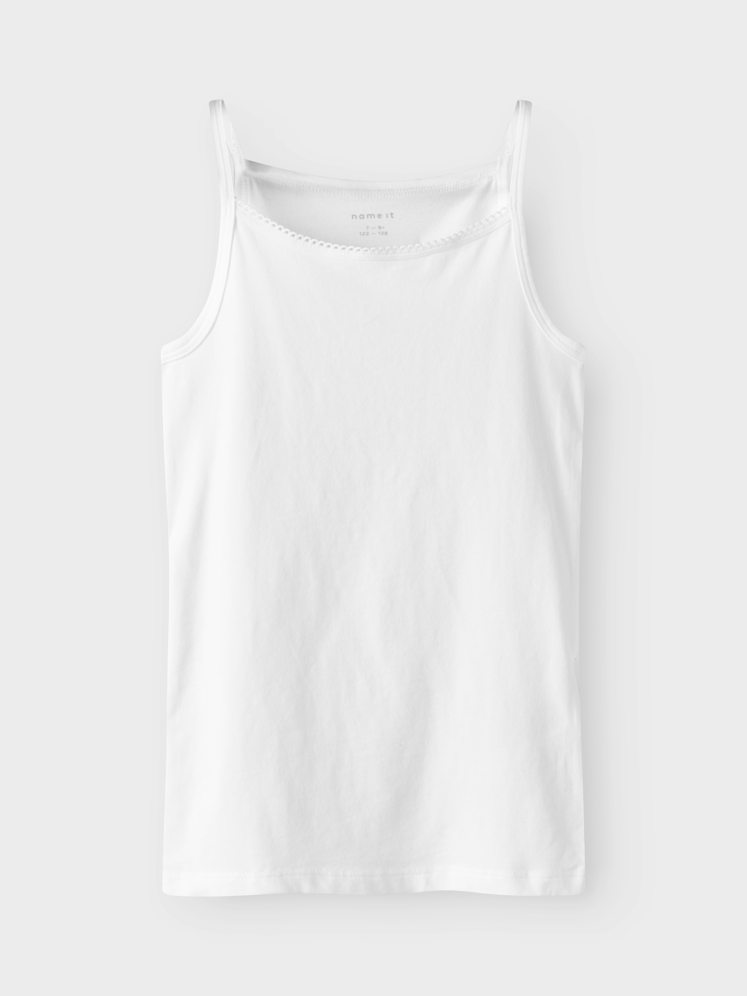 Name It Unterhemd »NKFSTRAP TOP 4P BLACK WHITE SOLID NOOS«, (Packung, 4 St.)