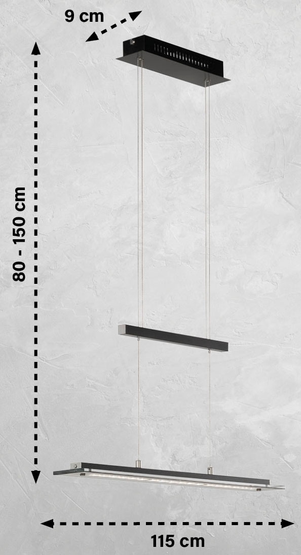 FISCHER & HONSEL Pendelleuchte »Tenso« LED-Modul 1 Stk. langlebige LED, dimmbar