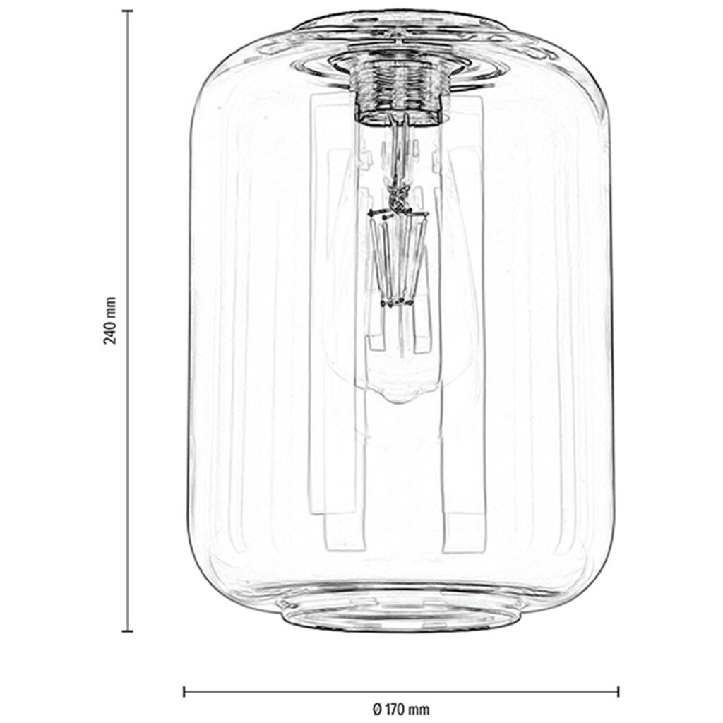 BRITOP LIGHTING Pendelleuchte »TARRO«, 1 flammig-flammig