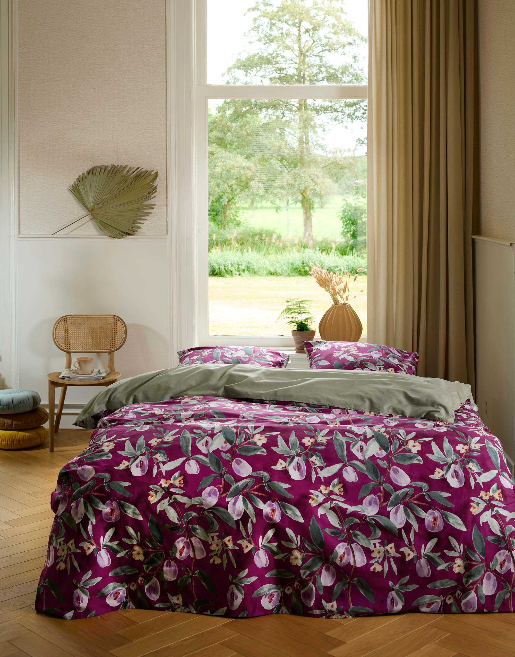 Covers & Co Wendebettwäsche »plums perfect, Baumwoll-Renforcé«