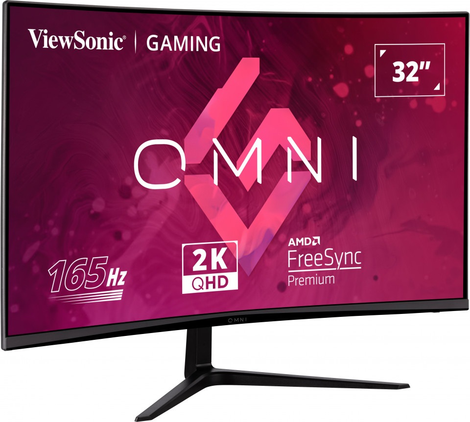 Viewsonic Curved-Gaming-Monitor »VX3218C-2K«, 80 cm/32 Zoll, 2560 x 1440 px, QHD, 1 ms Reaktionszeit, 165 Hz, 1500R Curved