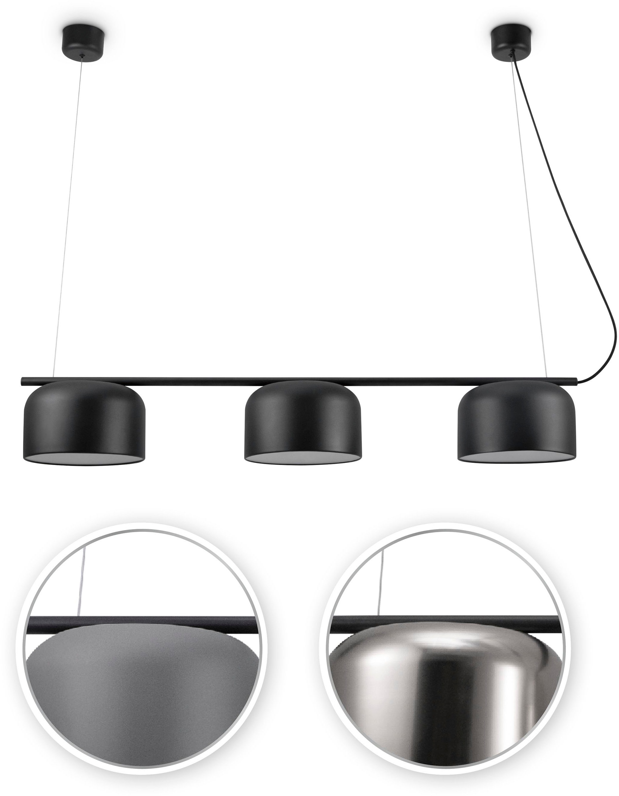 Paco Home Pendelleuchte »BOWL« E27