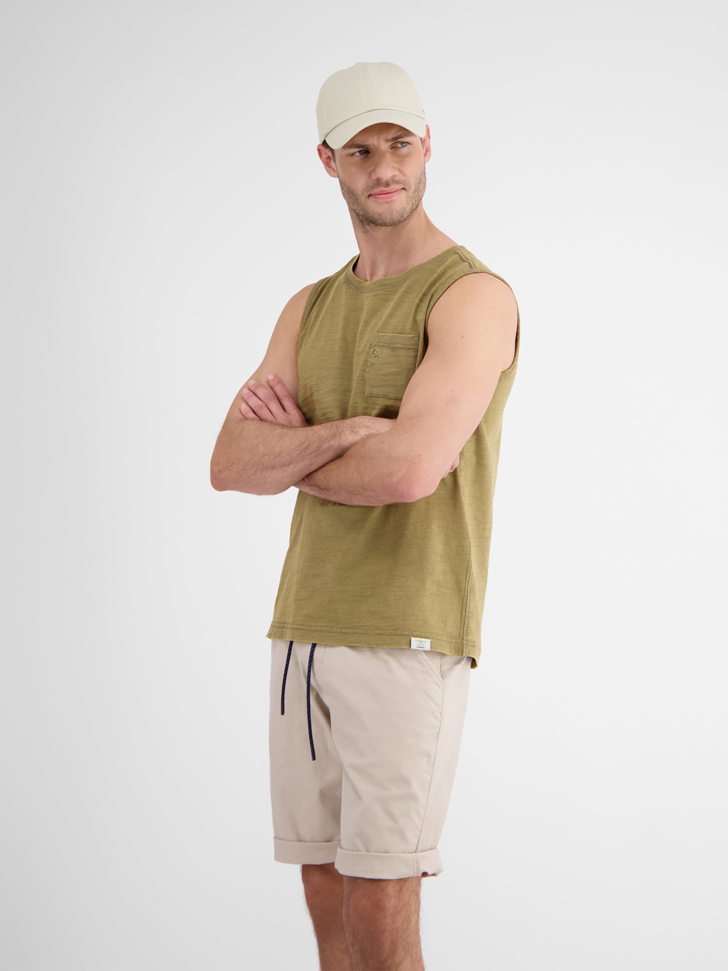 LERROS Muskelshirt »Bequemes Tanktop mit Brusttasche«