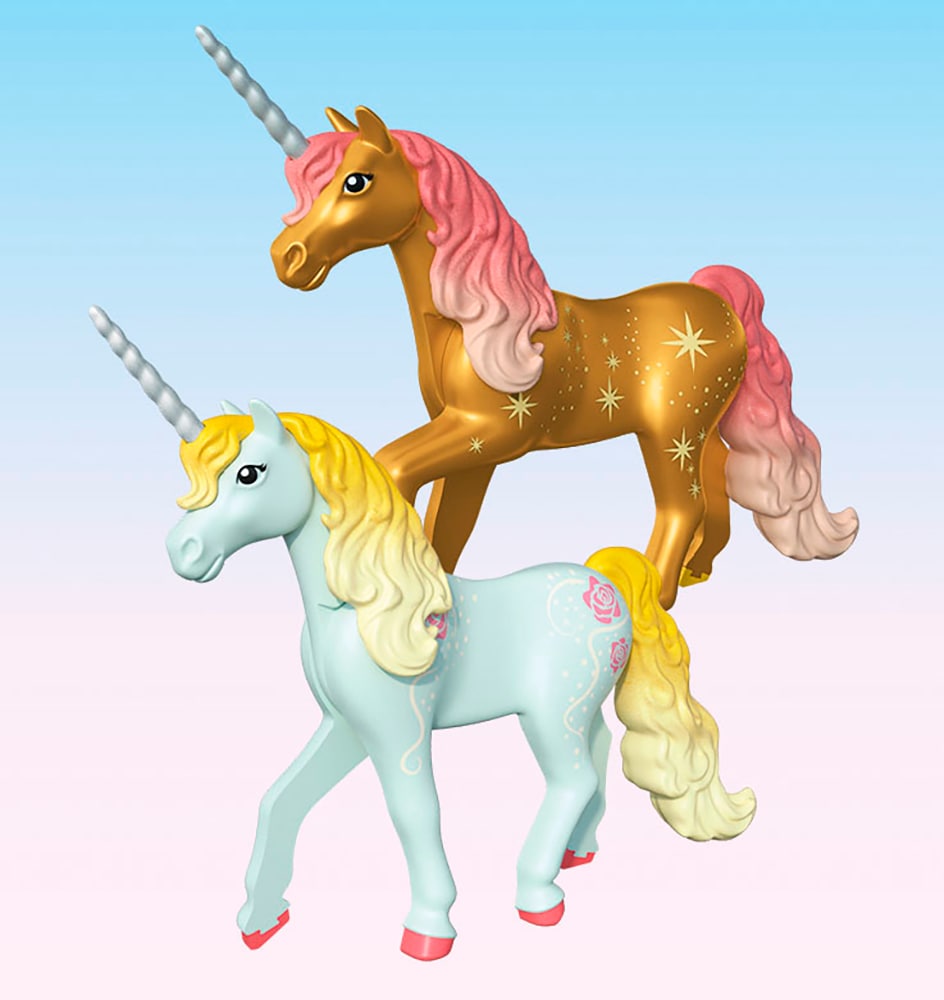 Playmobil® Konstruktions-Spielset »Sammeleinhorn, Himmelsrose mit Fee (71841), Princess Magic«