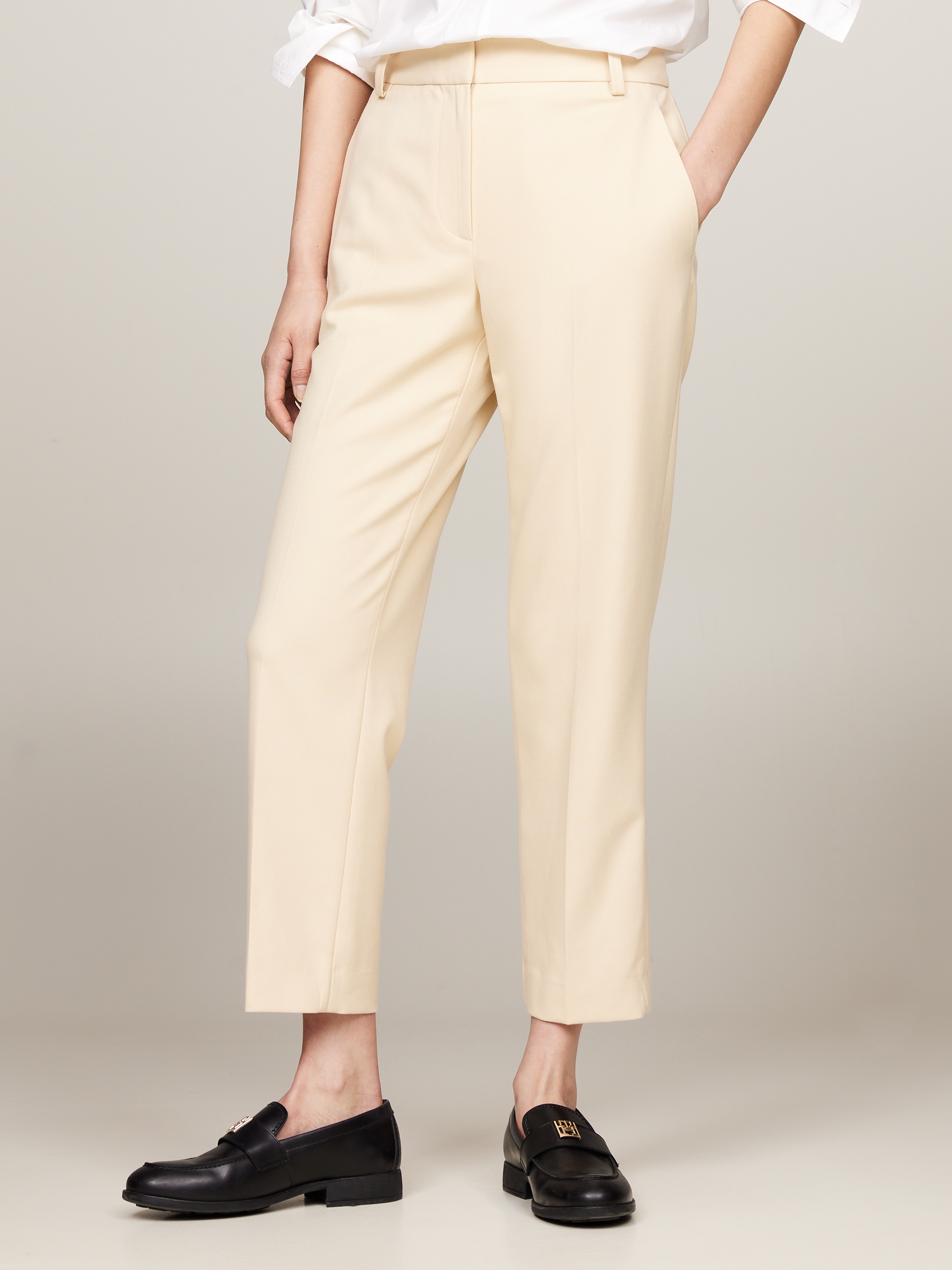 Tommy Hilfiger Webhose »MD CORE SLIM STRAIGHT PANT«, mit Bügelfalten