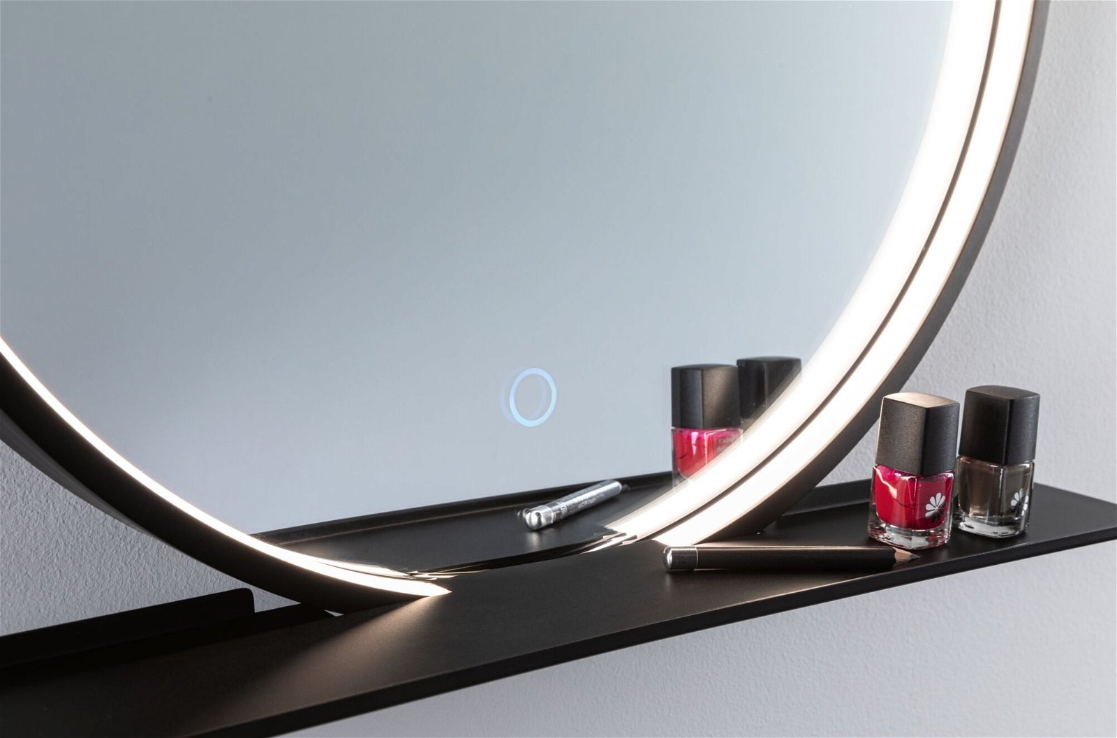 Paulmann LED Bad-Spiegelleuchte »Spiegel Miro«, Schutzart IP44, mit LED-Leuchtmodul, Touch-Funktion, Ø 50,0 cm