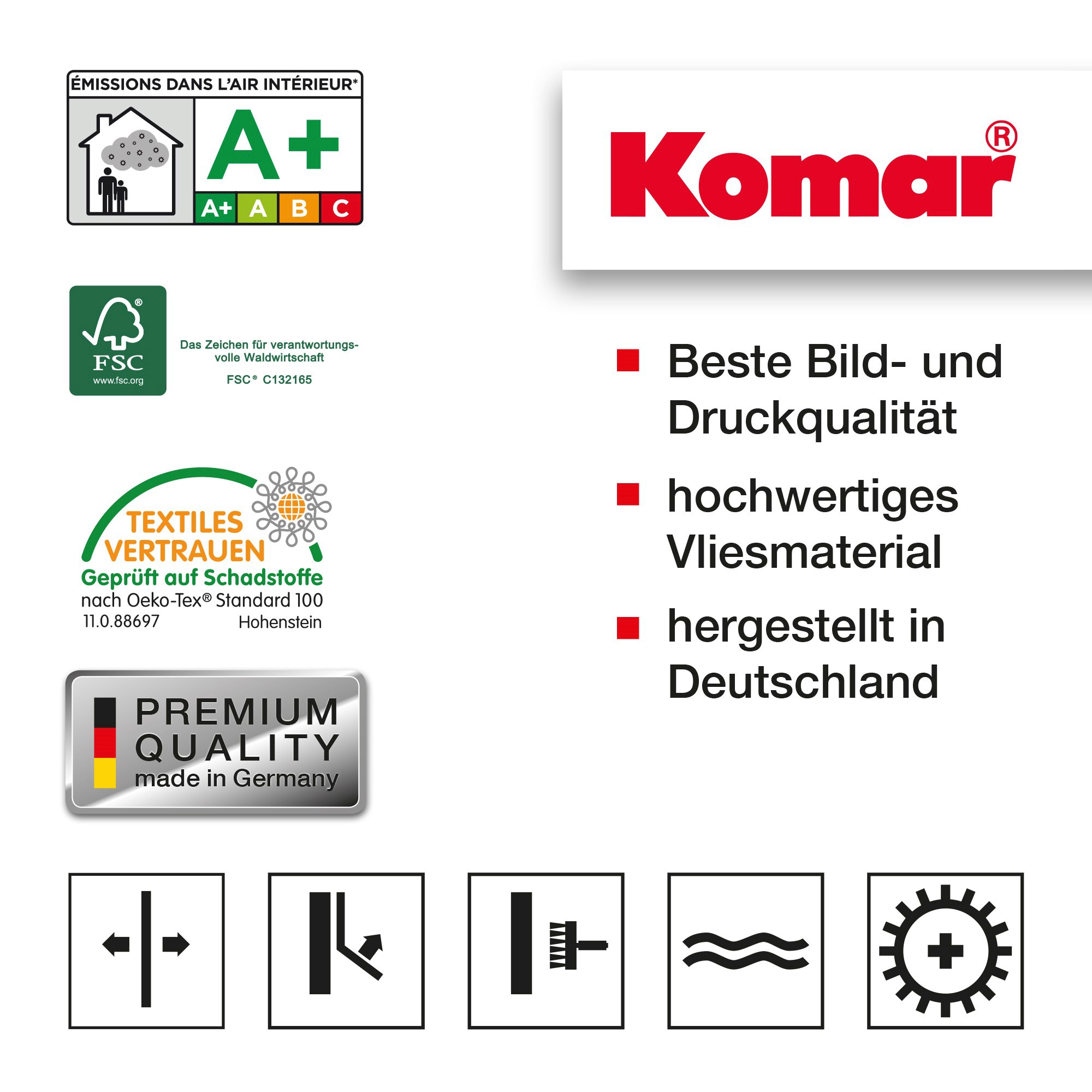 Komar Vliestapete »Digitaldruck Vlies -  Herbs Garden - Größe 200 x 250 cm« bedruckt glatt Wohnzimmer, Schlafzimmer