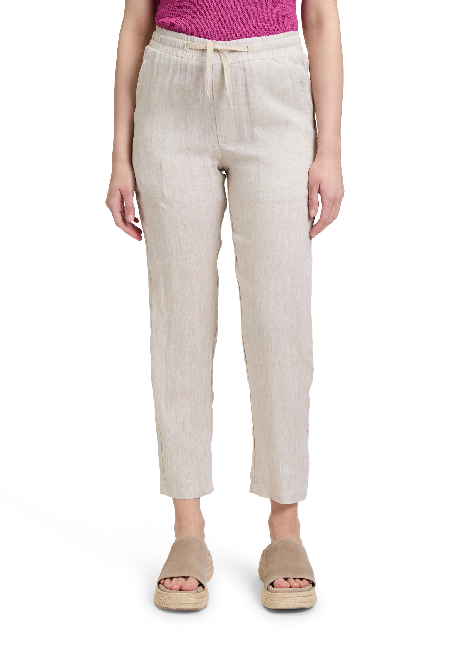 Cartoon Leinenhose »Leinenhose mit Tunnelzug«