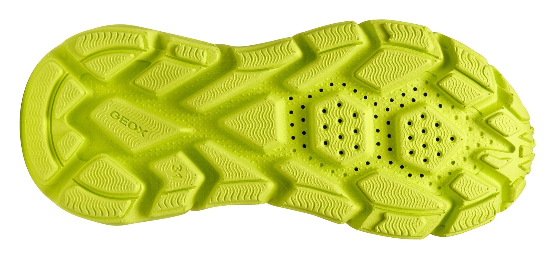 Geox Sneaker »J FLEXYPER FAST BOY«, Chunky Sneaker, Laufschuh, Sportschuh mit praktischem Gummizug