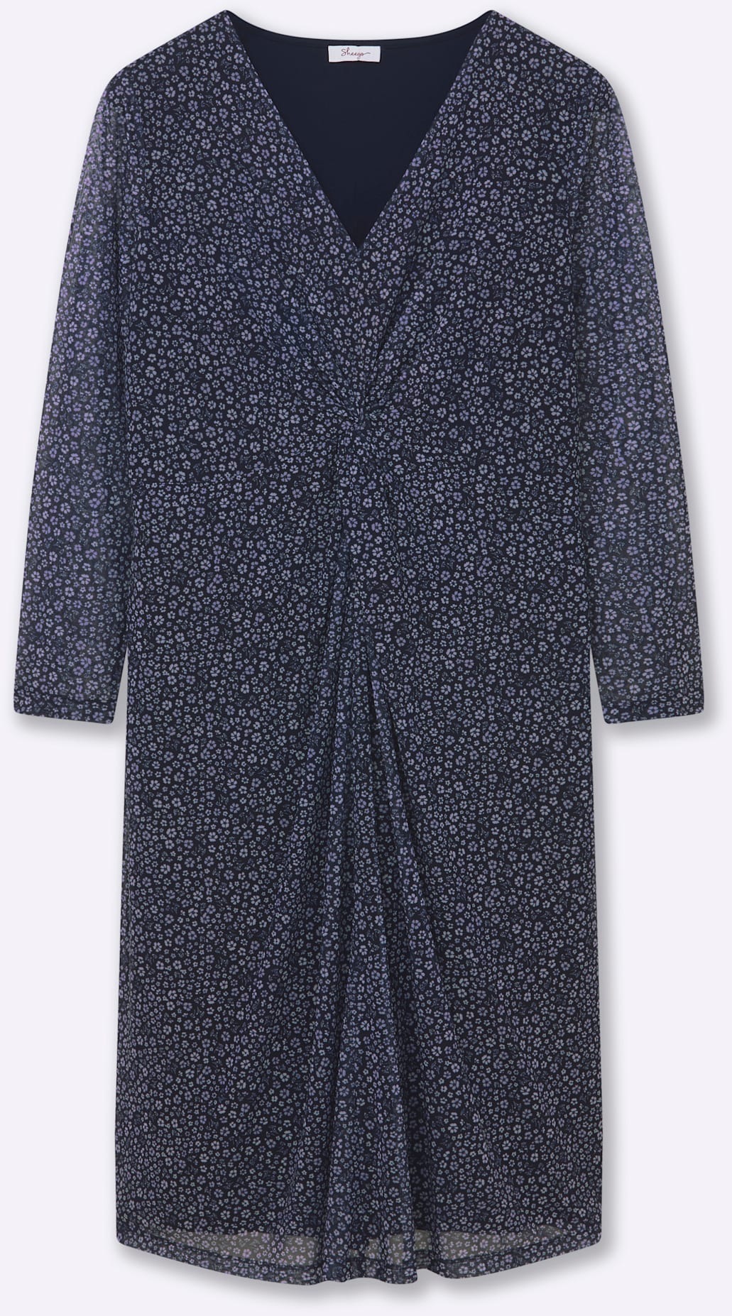 Sheego Druckkleid »Mesh-Kleid«
