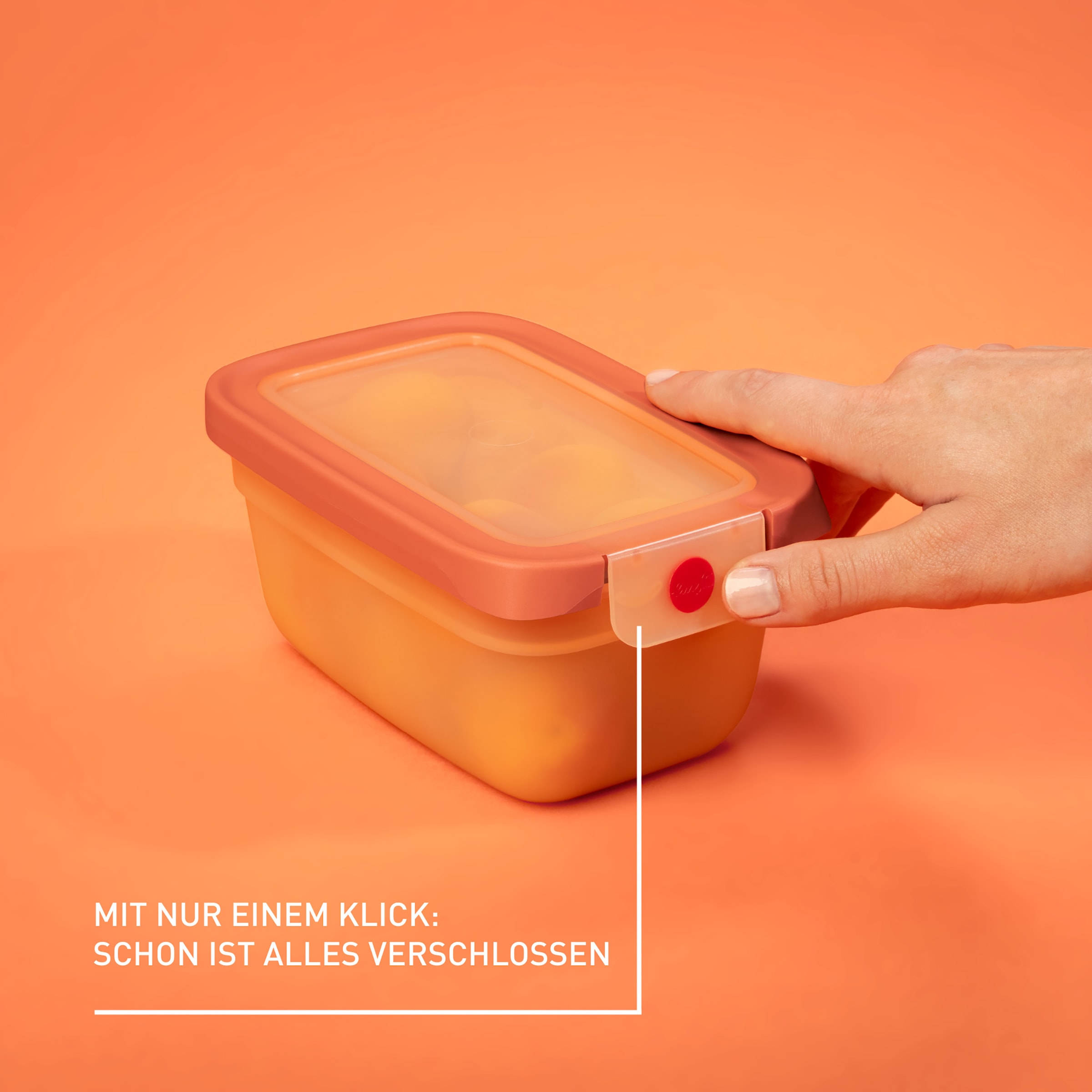 Emsa Frischhaltedose »oneClick« verschlossen mit nur 1 x Klick, 100% dicht, made in Germany