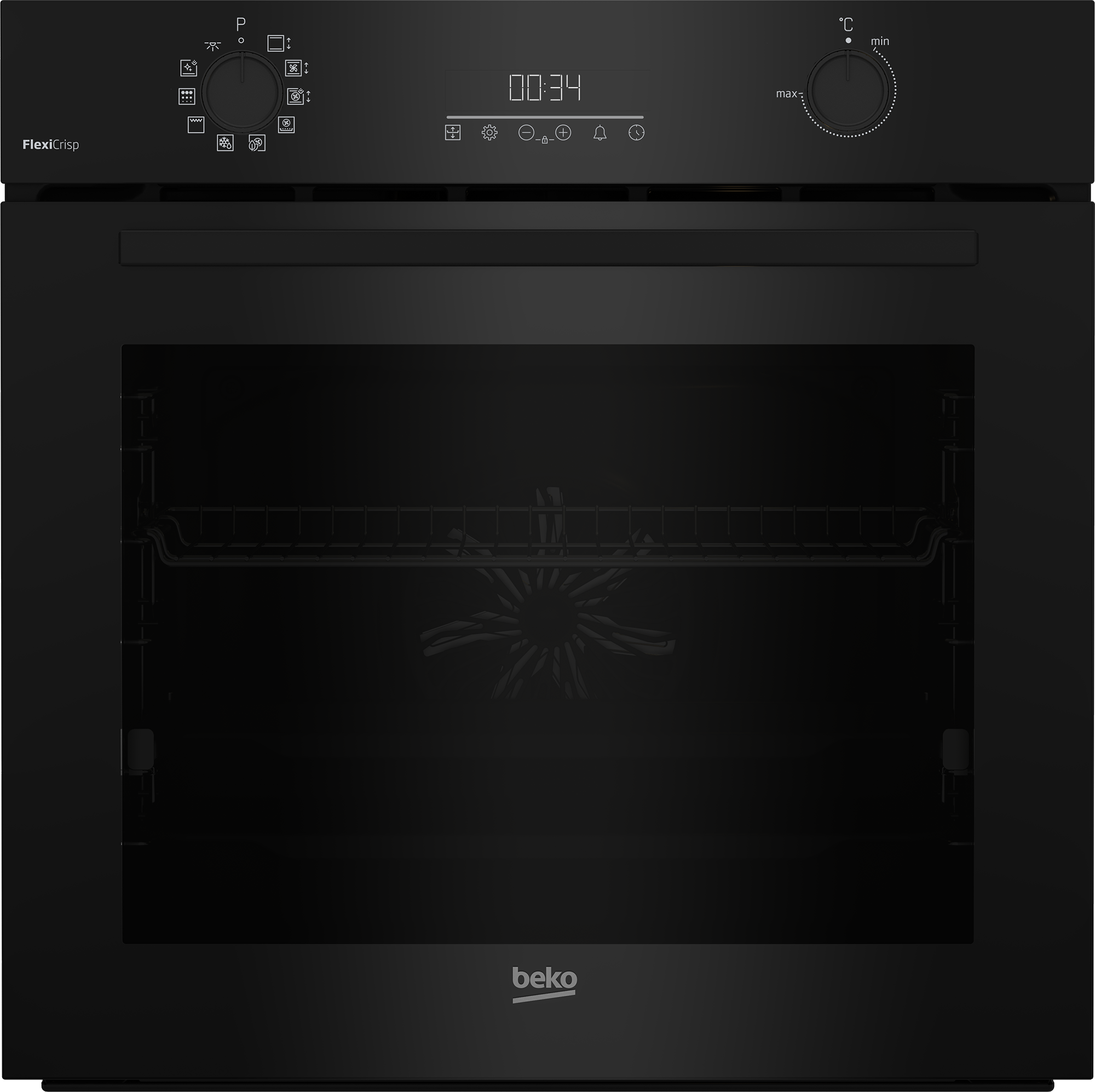 BEKO Einbaubackofen »BCBIS17300BMPF« mit 1-fach-Teleskopauszug mit SteamShine