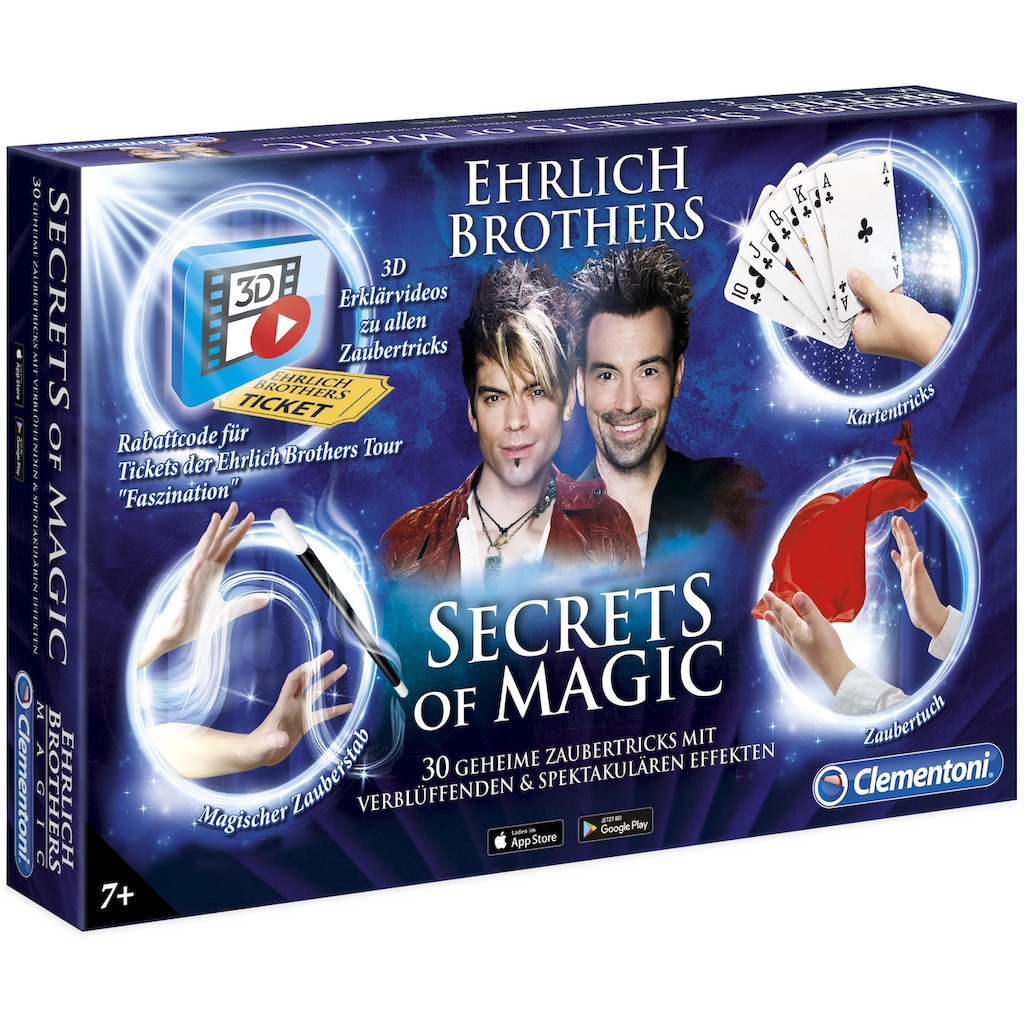 Clementoni® Zauberkasten »Ehrlich Brothers Secrets of Magic«, Made in Europe
