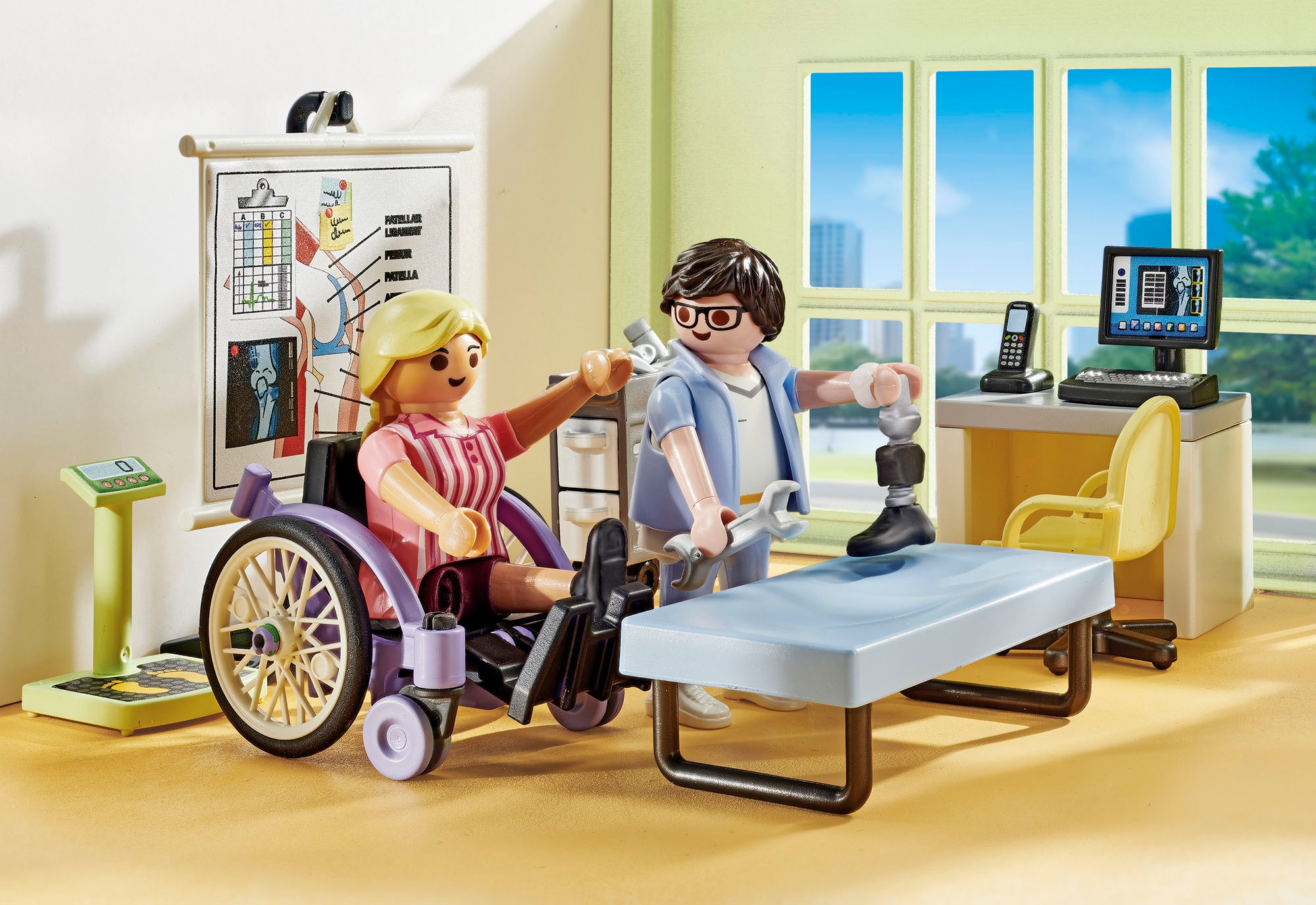 Playmobil® Konstruktions-Spielset »Orthopädie (71617), Action Heroes« Made in Europe