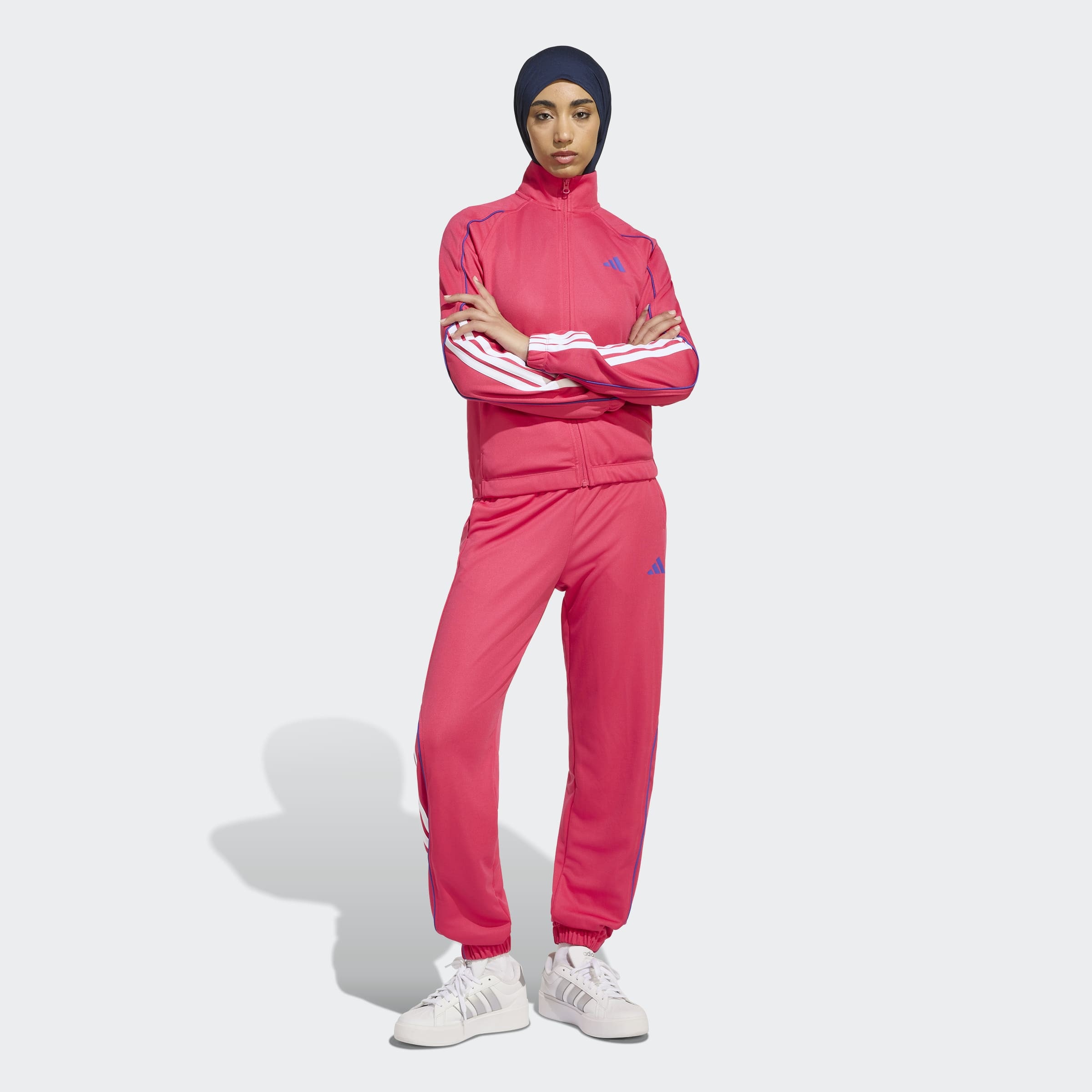 adidas Sportswear Trainingsanzug »W STADIUM TS« 2 für Erwachsene, zweiteiliges Set, aus Polyester