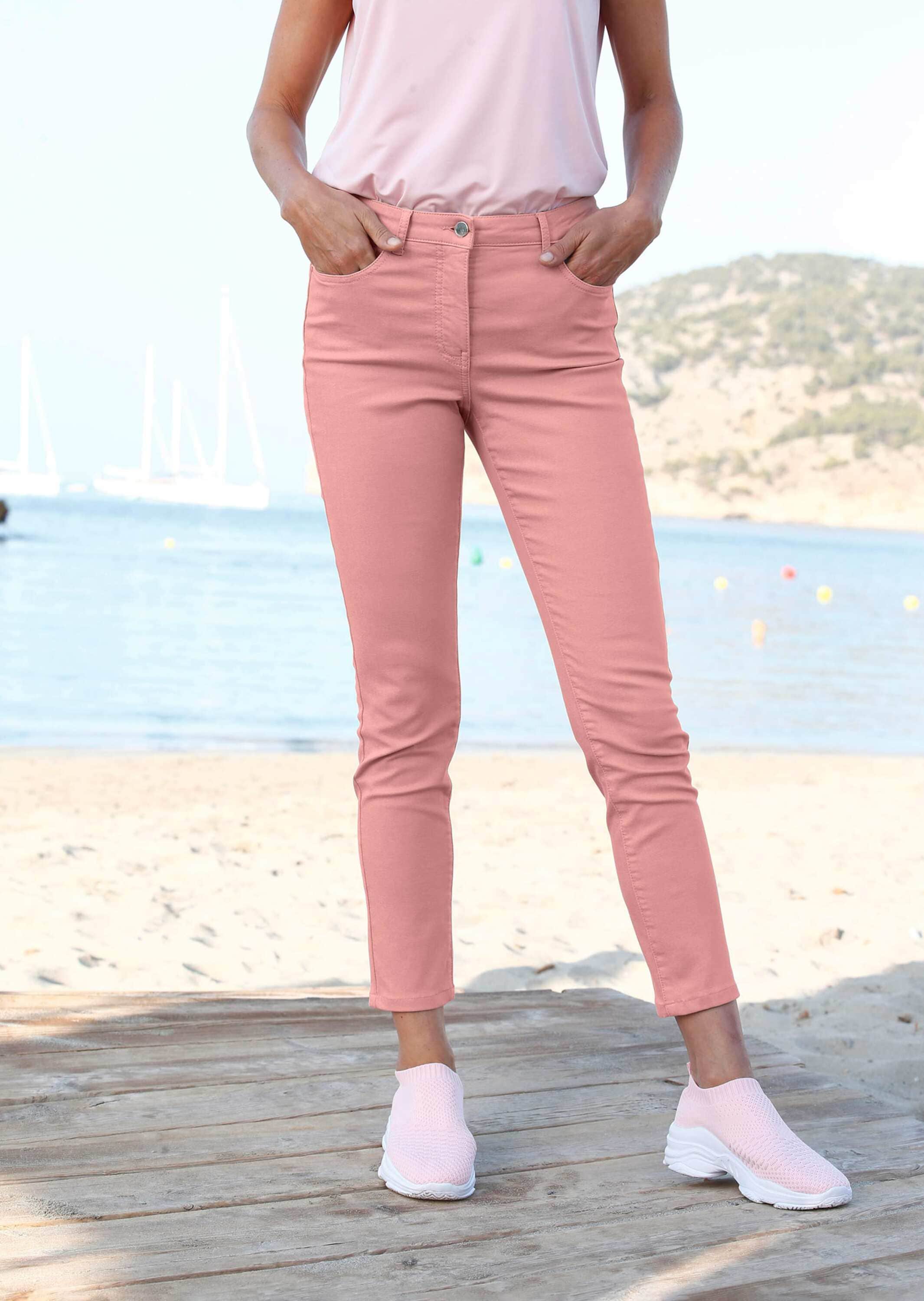 GOLDNER 7/8-Hose »Kurzgröße Schmale Stretchhose BELLA«