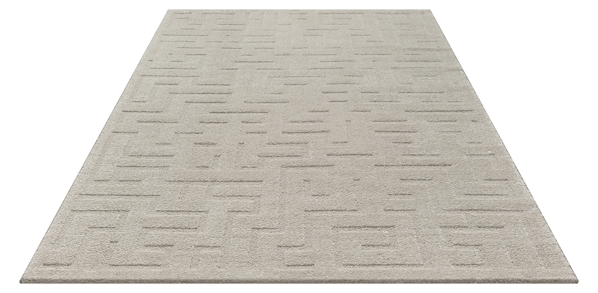 the carpet Designteppich »Elisa« rechteckig 15 mm Höhe mit klaren geometrischen Formen und Linien