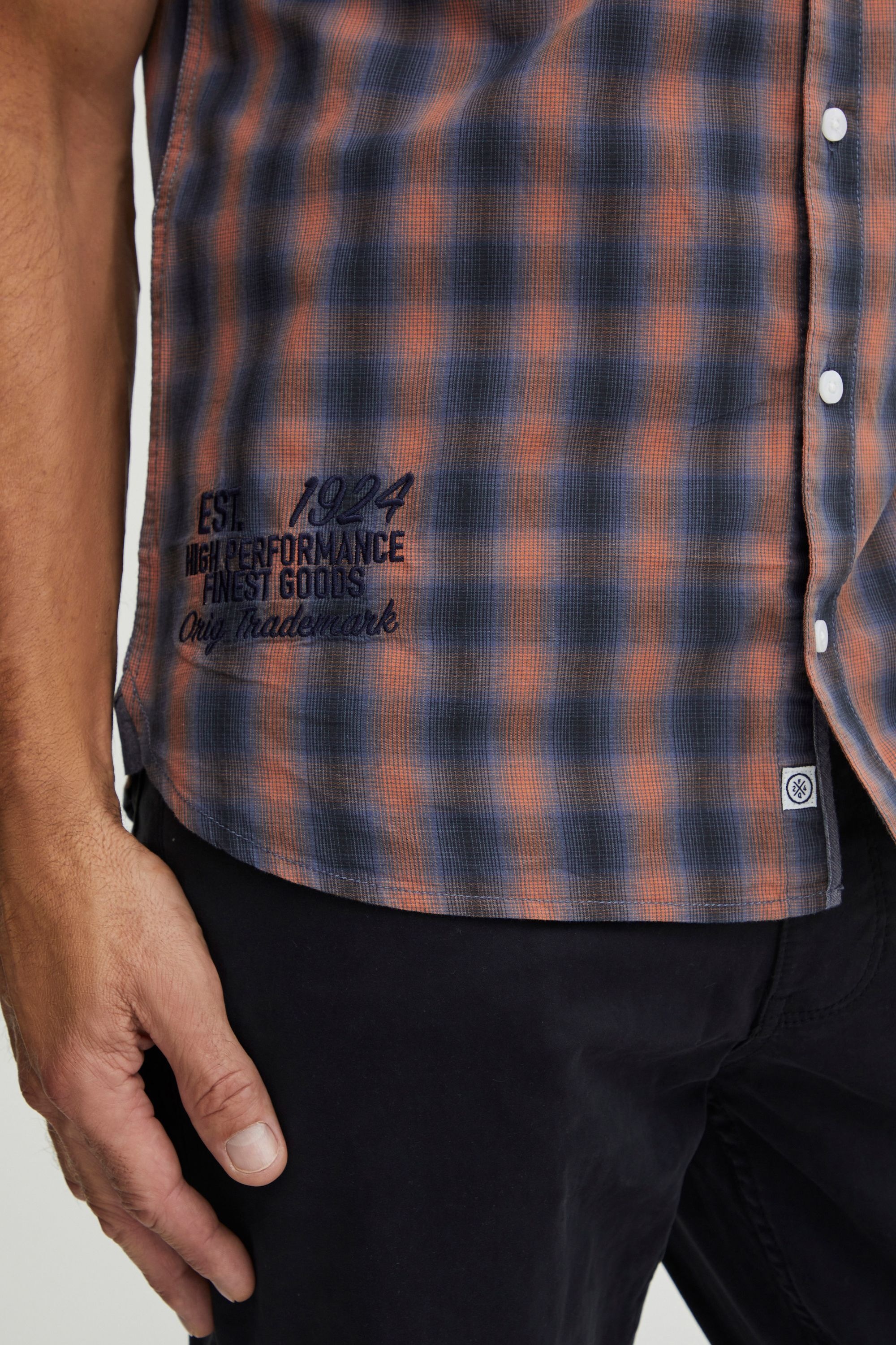 FQ1924 Kurzarmshirt »Kurzarmhemd FQSamir«