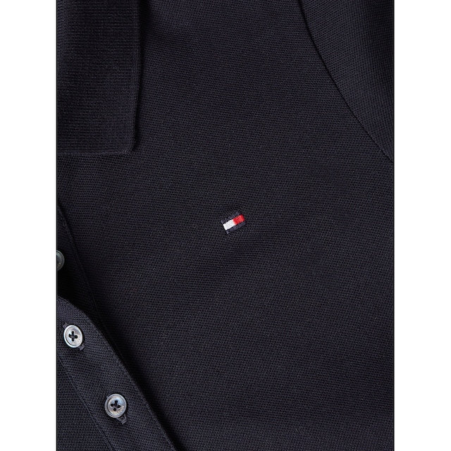Tommy Hilfiger Polokleid »1985 SLIM PIQUE POLO DRESS LS«, mit kleiner  Logo-Stickerei auf der Brust bei ♕