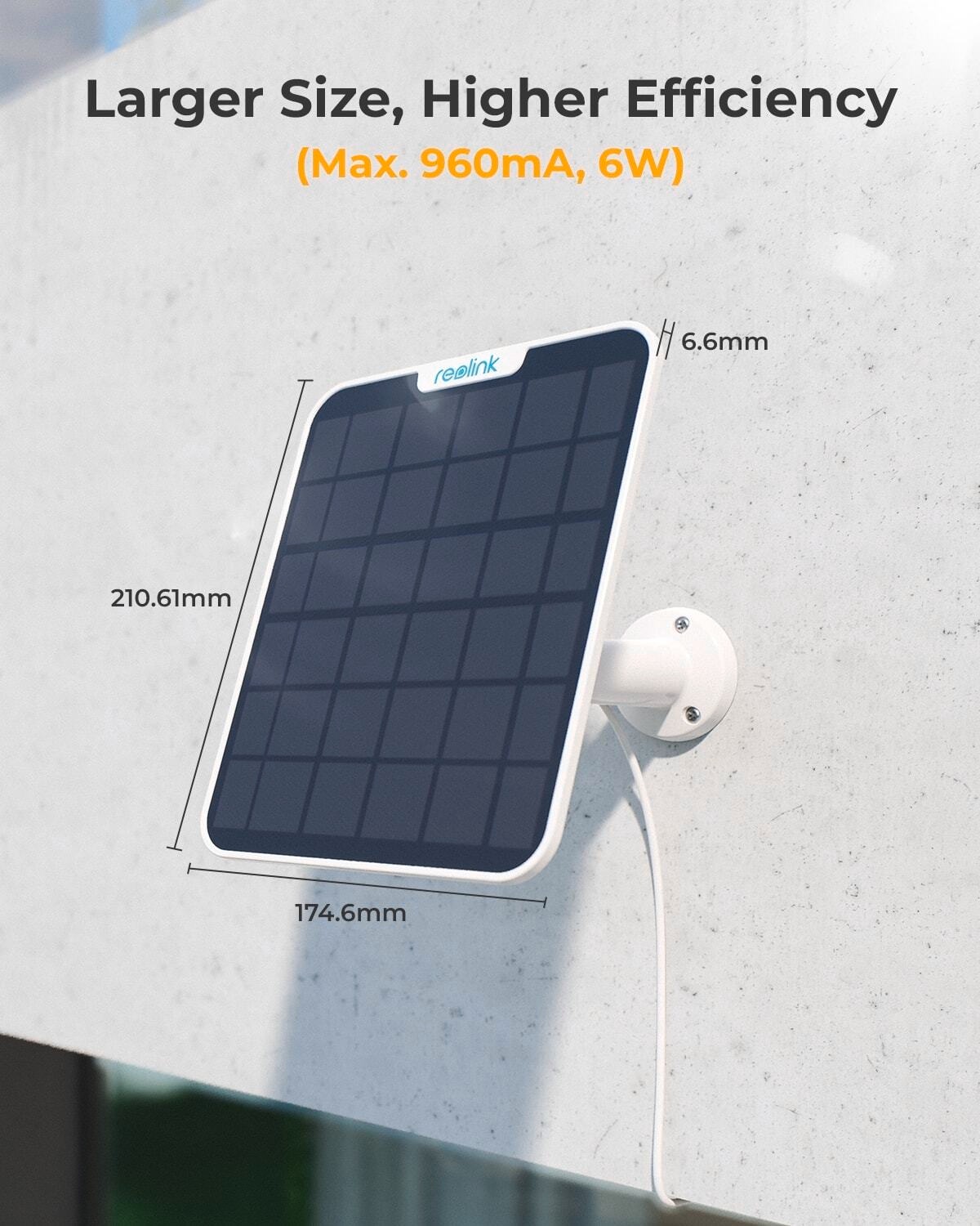 Reolink Solarladegerät »6W Solarpanel«