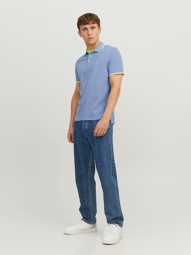 Jack & Jones Poloshirt »JJEPAULOS POLO SS NOOS«, mit Logo Stickerei
