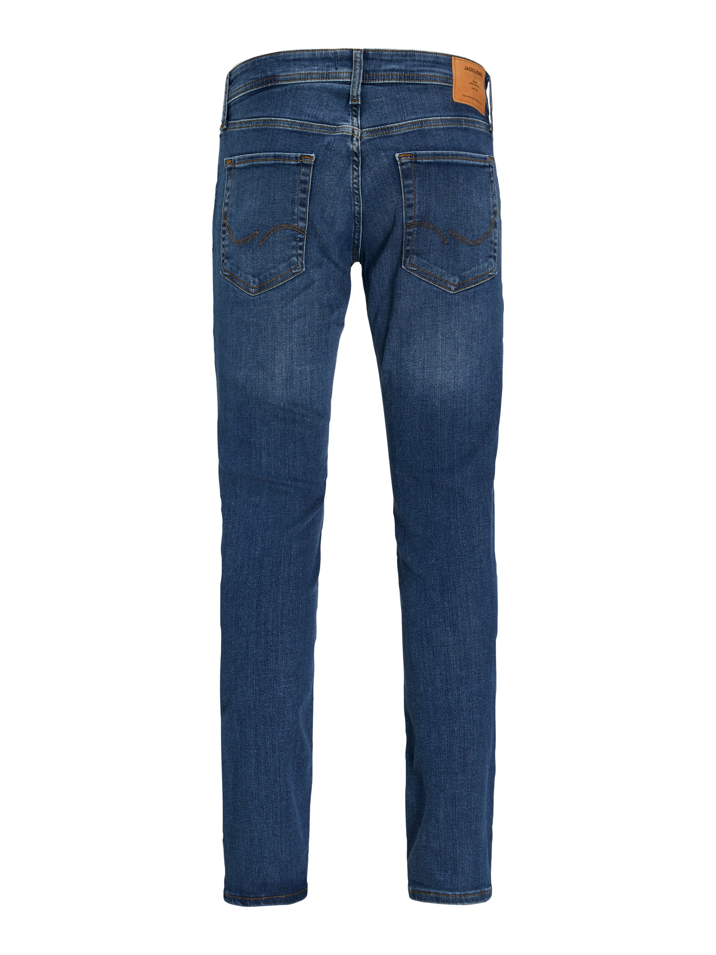 Jack & Jones Slim-fit-Jeans »JJIGLENN  Slim-Fit mit Stretch und praktischer 5-Pocket-Form« mit Abriebeffekten