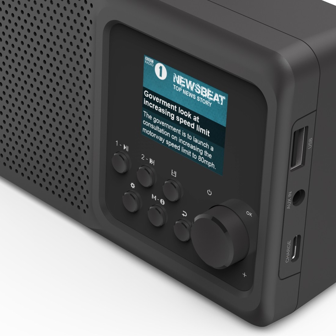 Hama Digitalradio (DAB+) »Digitalradio klein (Bluetooth, DAB+, CD, USB, MP3, AUX, tragbar, Akku)«, (Bluetooth Digitalradio (DAB+)-Internetradio)