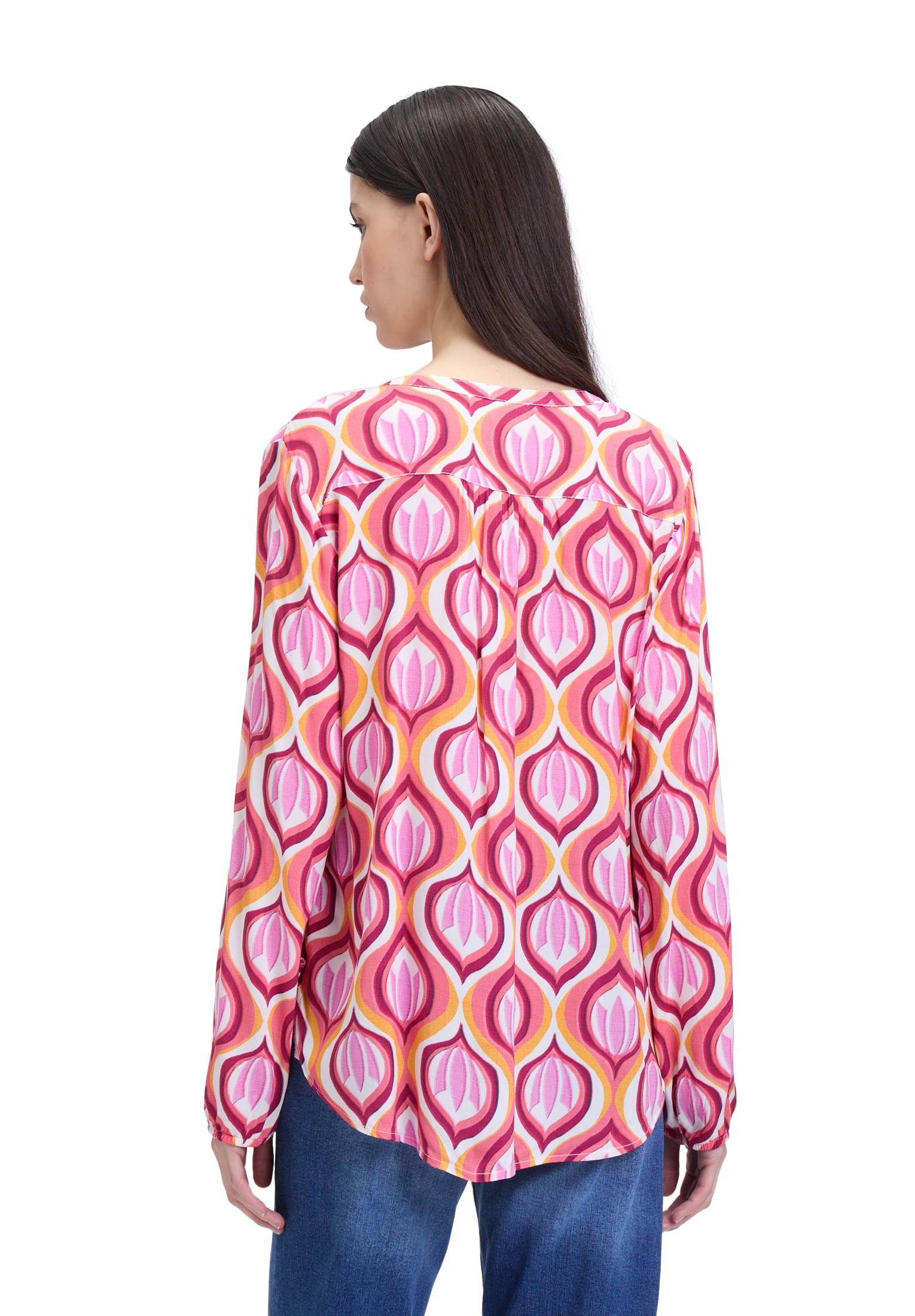 Cartoon Klassische Bluse »Blusenshirt mit Muster«