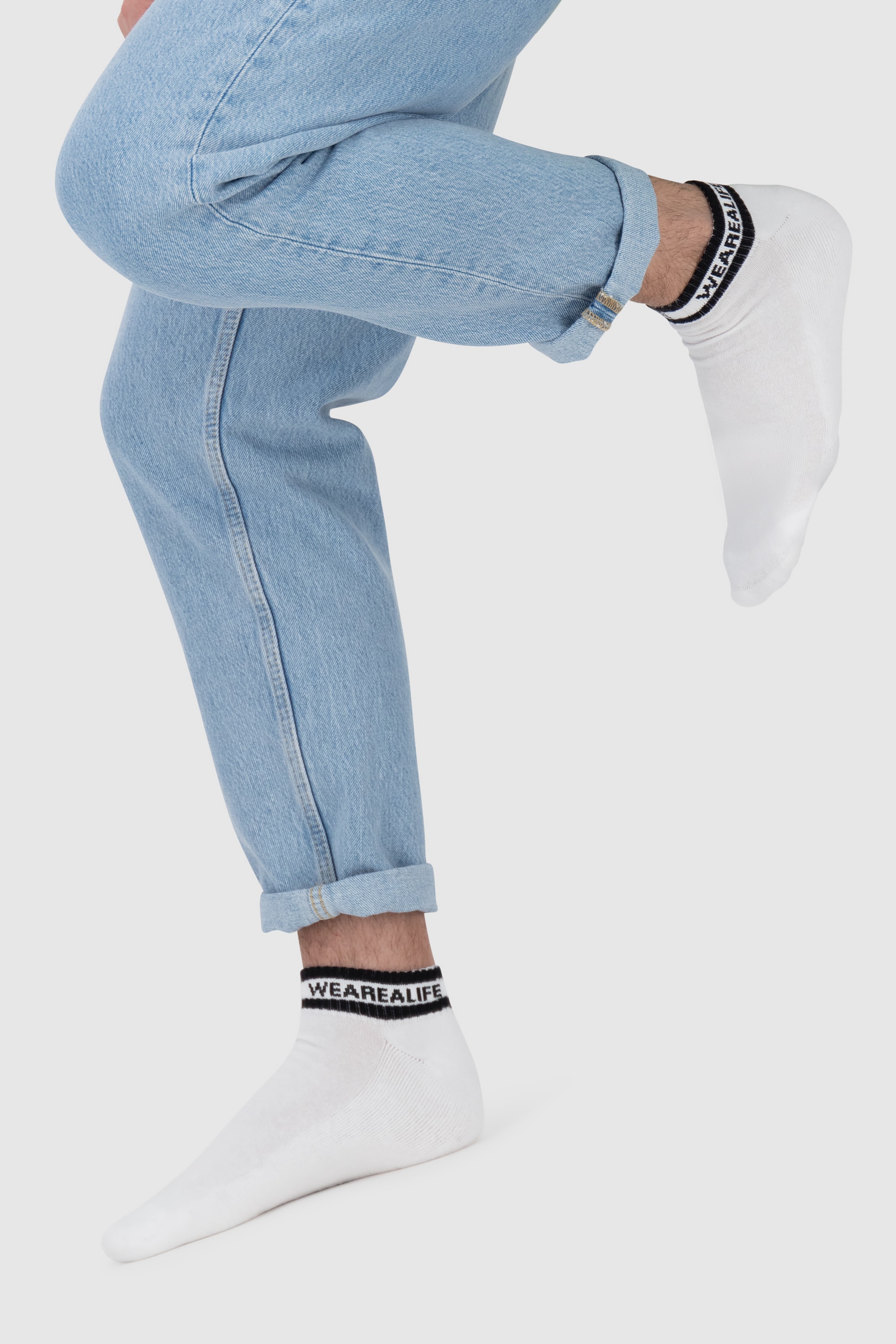 Alife & Kickin Socken kurze sportliche Socken mit Steifen, aus Baumwolle mit weichem Bund