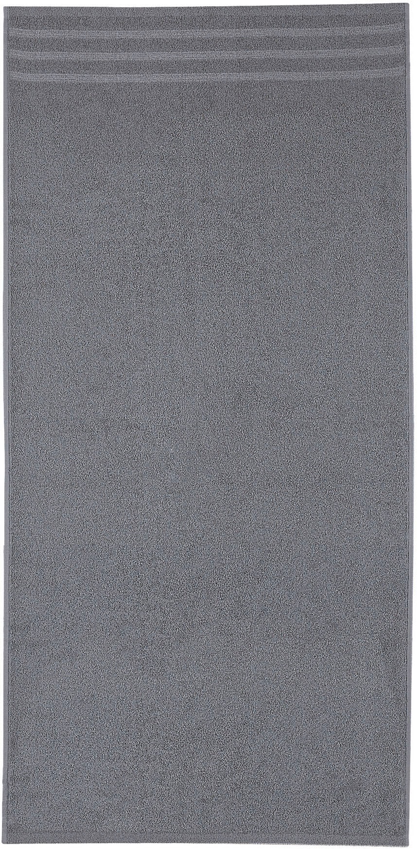 Kleine Wolke Handtuch Set »Royal, 6 Stück (4 Handtücher 50/100 cm + 2 Duschtücher 70/140 cm)« Set 6 Stk. Frottier Uni Farben, mit Bordüre, weich, in verschiedenen Sets erhältlich