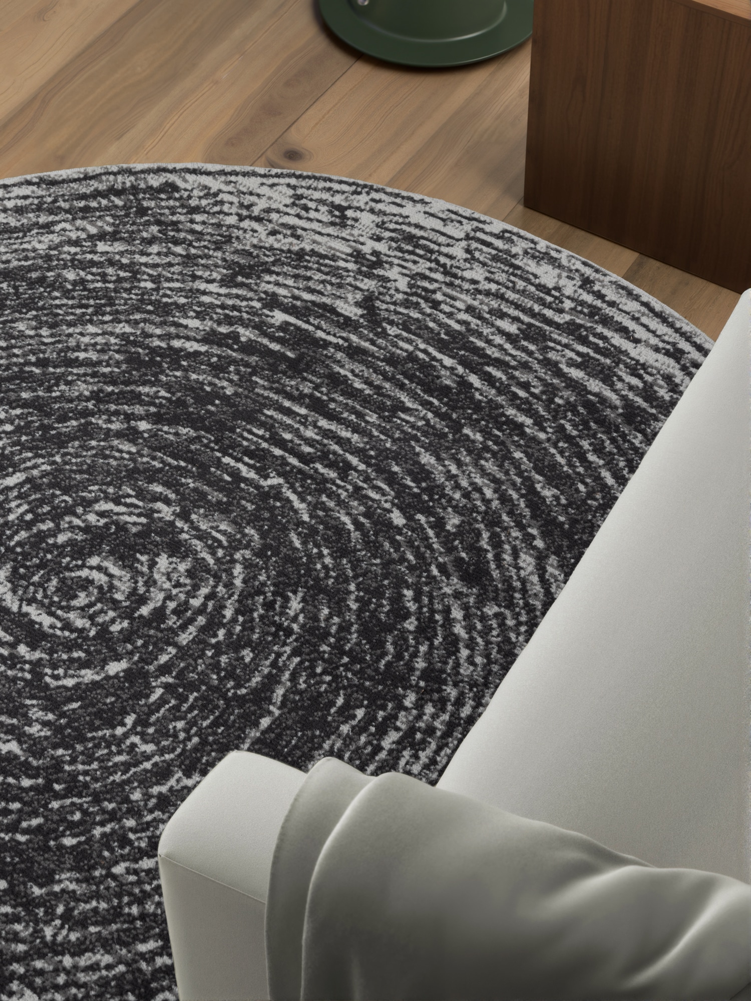 HANSE Home Teppich »Cavallo« rund 9 mm Höhe Wohnzimmer, Schlafzimmer, Flur, Kurzflor, meliert, Vintage, weich