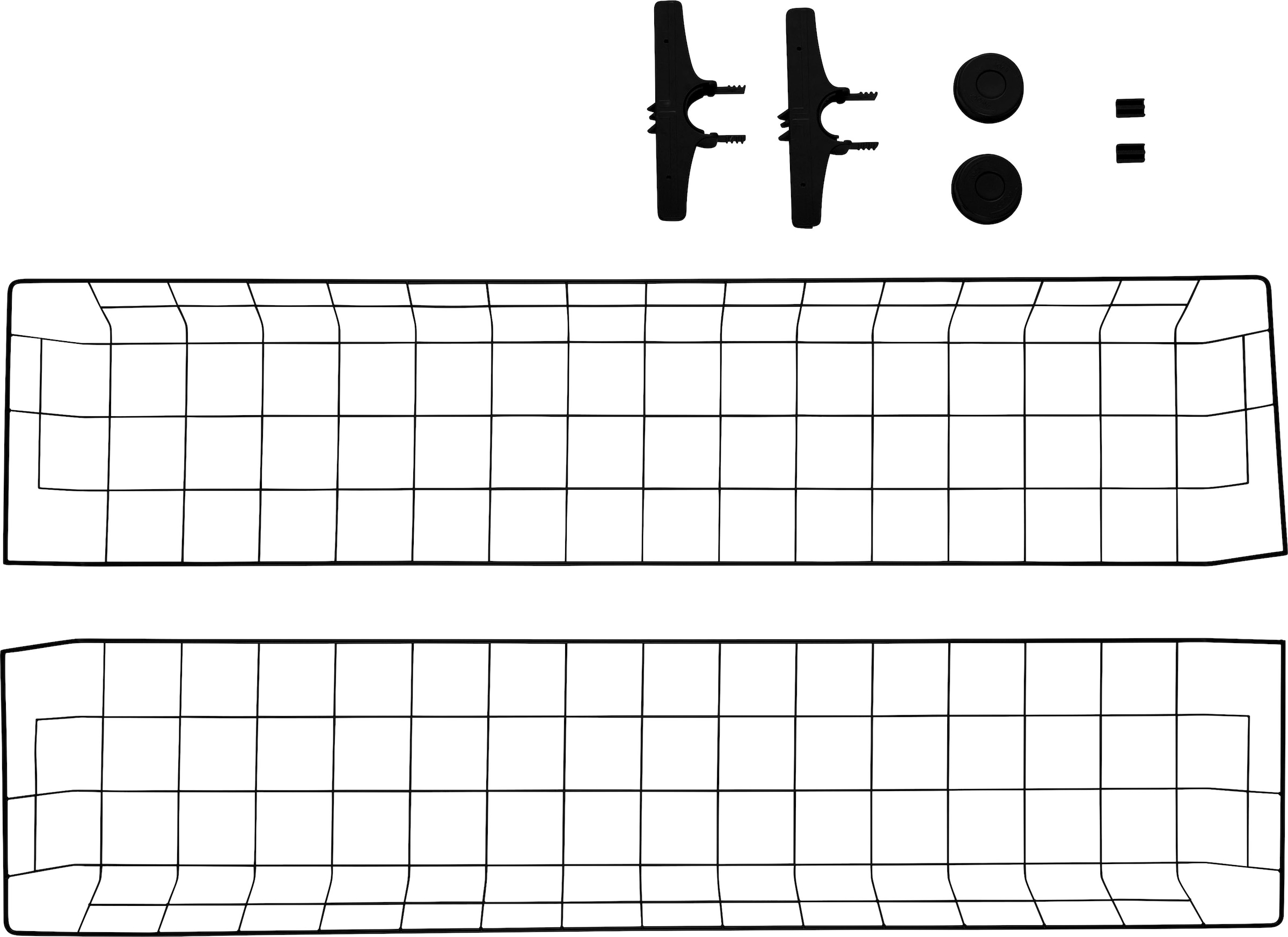 WENKO Regalelement »Herkules«, 2er Set, Passend zum Teleskop-System Herkules