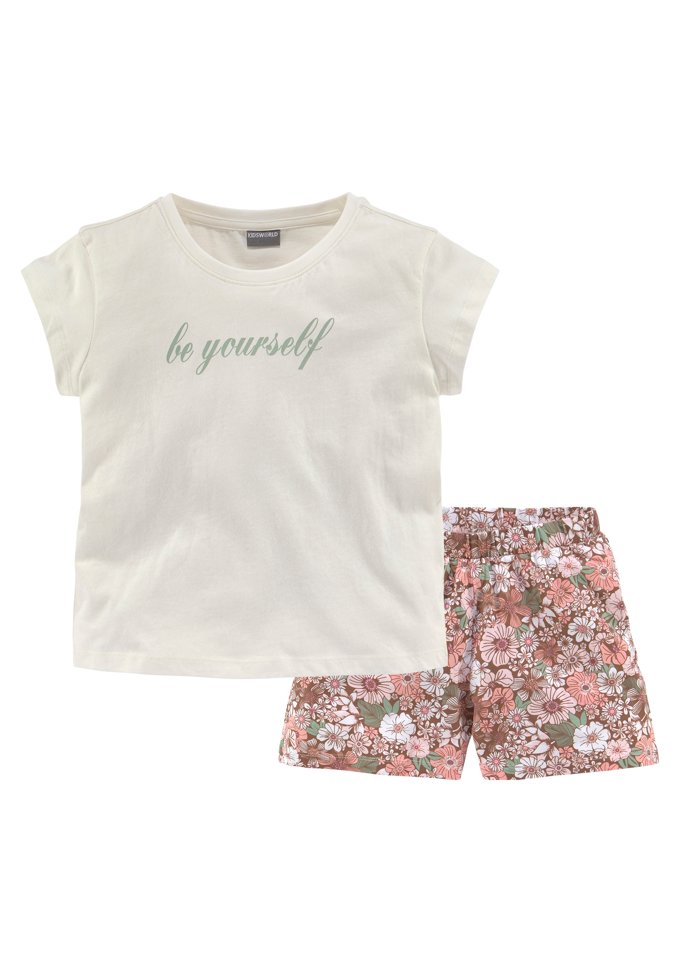 yourself«, tlg.), Sommer/Beach bei & 2 »be KIDSWORLD (Set, Outfit Shirt ♕ Shorts
