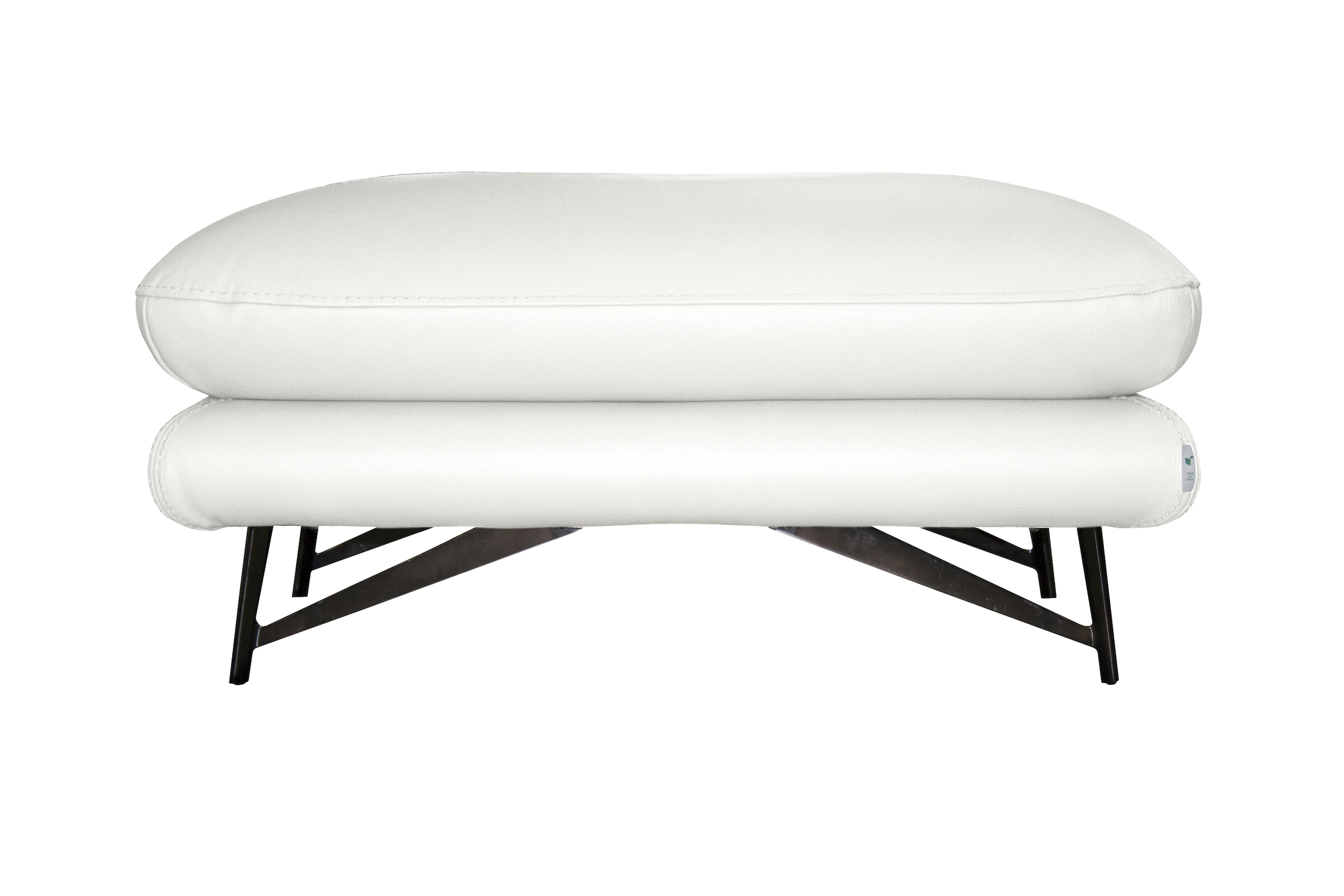 CALIA ITALIA Hocker »Cezanne, italienisches Design trifft erstklassigen Sitzkomfort, Leder«, Designhocker in besonders langlebigen & pflegeleichten Lederarten