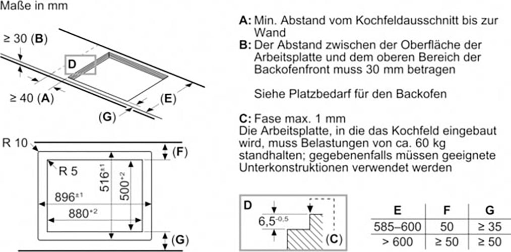 NEFF Flex-Induktions-Kochfeld von SCHOTT CERAN® »T69PTX4L0«, mit intuitiver Twist Pad® Bedienung