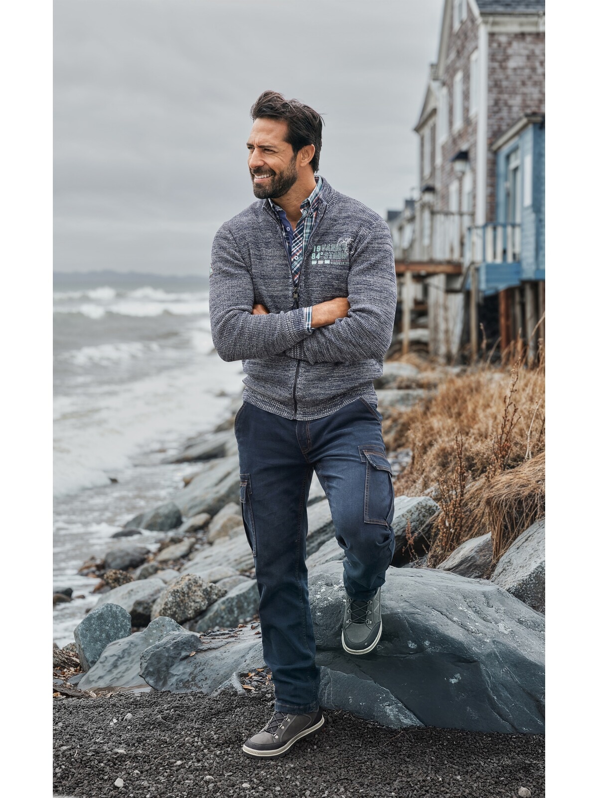 Jan Vanderstorm Strickjacke »Strickjacke AKSELLUND«