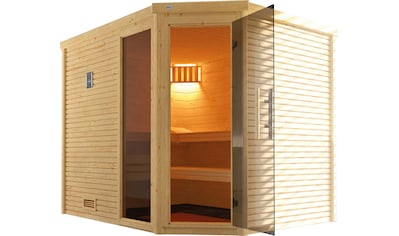 weka Sauna »Cubilis«, (Set), 7,5 kW Bio-Ofen mit digitaler Steuerung kaufen