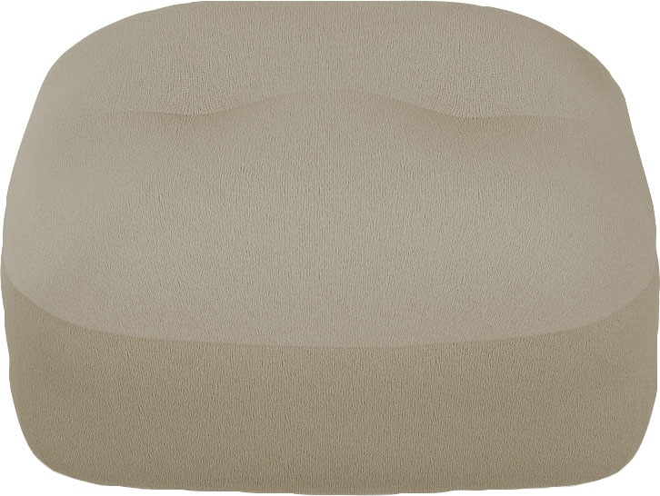 BETYPE Polsterhocker »Be Fluffy«, softer Sitzkomfort, moderner Kedernaht, hochwertiger Bezugsstoff