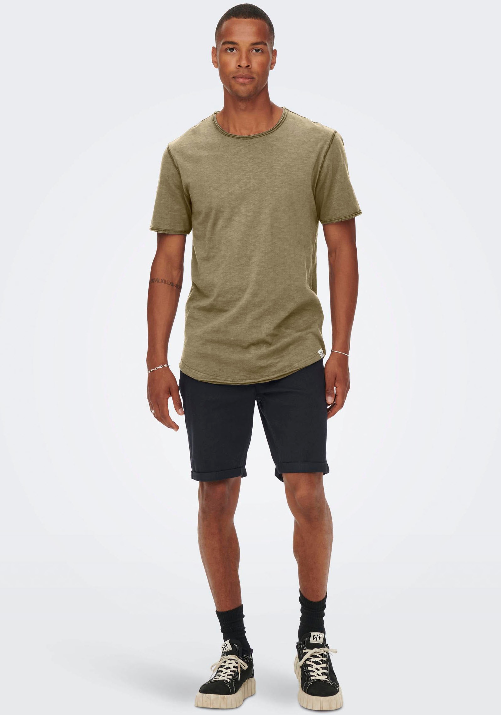 ONLY & SONS T-Shirt »ONSBENNE LONGY SS TEE NF 7822 NOOS«