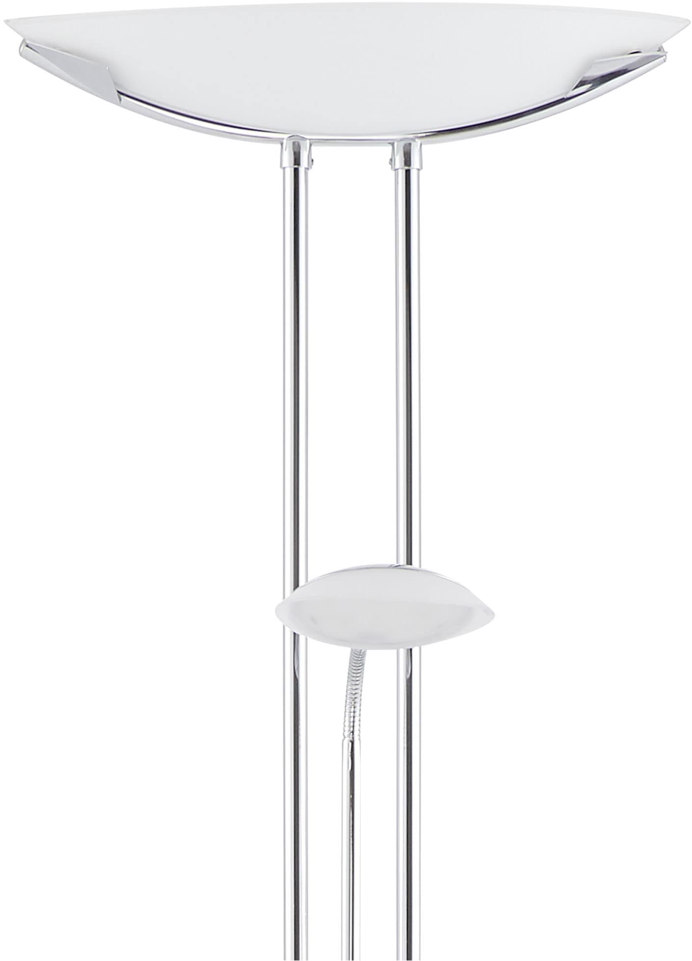 EGLO Stehlampe »BAYA LED Stehlampe - Stahl - LED;LED;LED - 20W;2,5W;2,5W - IP20« LED-Modul 1 Stk. Warmweiß Standleuchte, Leselampe, Wohzimmer, Schlafzimmer, L36 x H180 cm