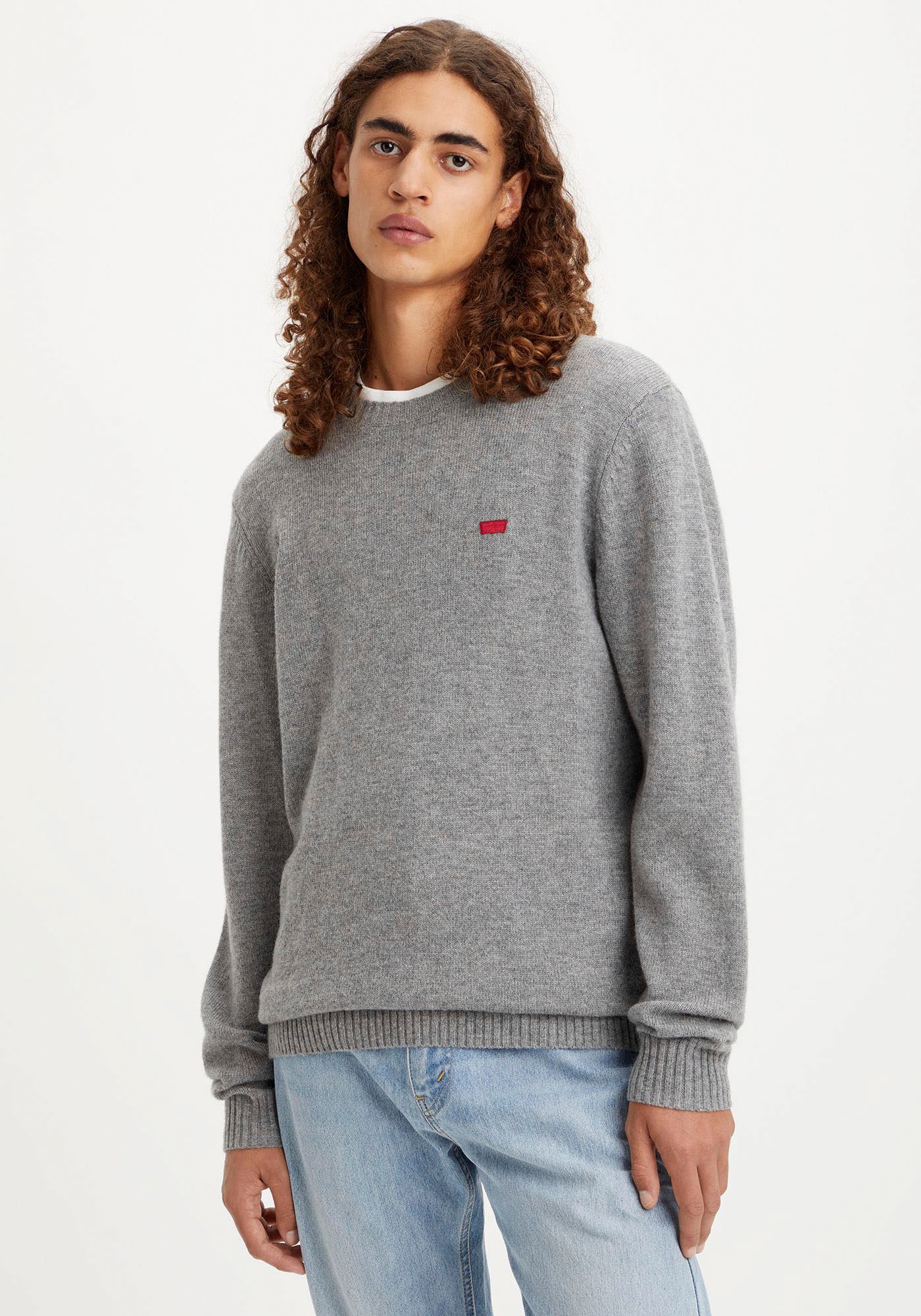 Levi's® Wollpullover »ORIGINAL HM SWEATER« klassische Rundhalsform