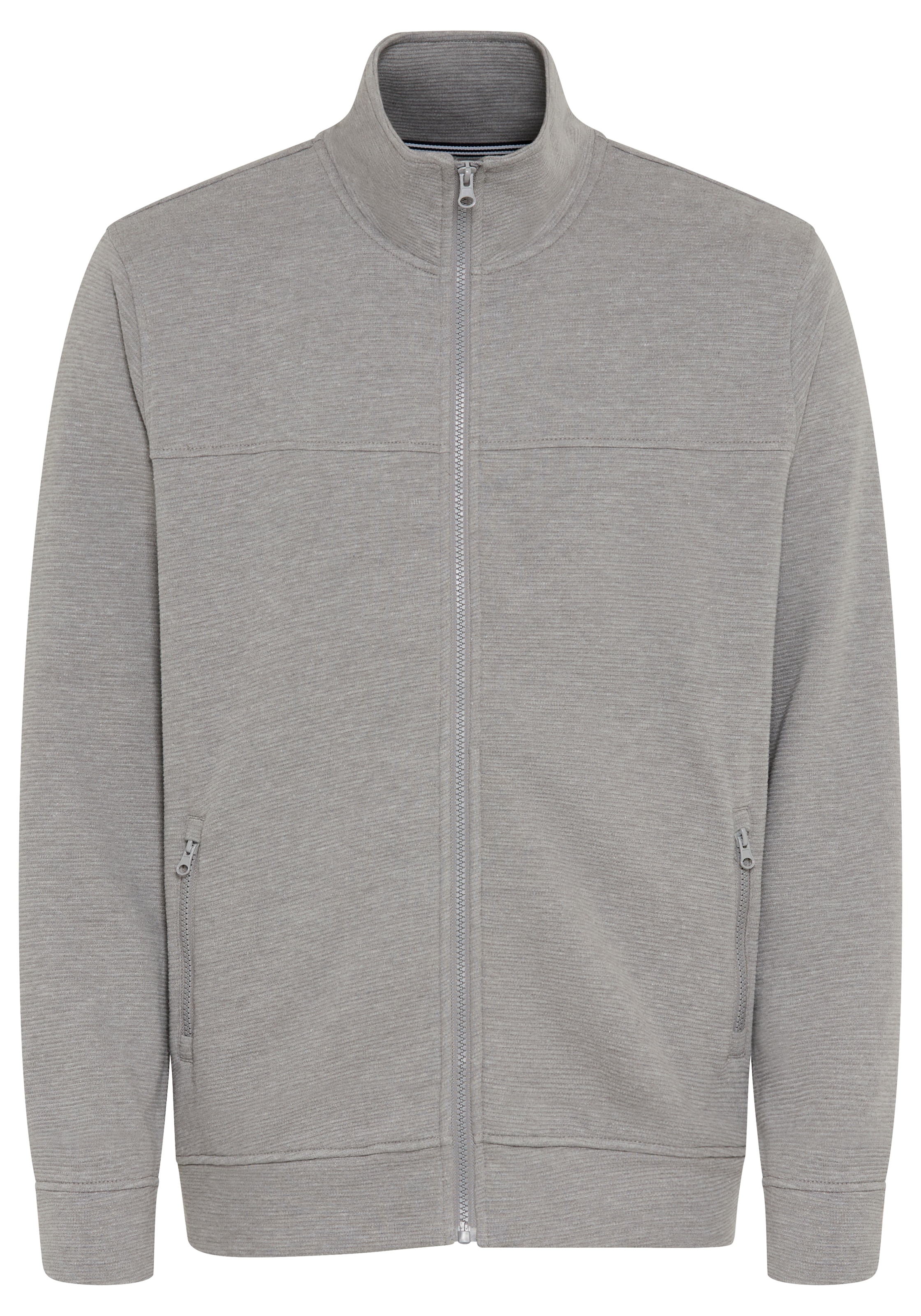 Man's World Sweatjacke mit hochschließendem Kragen, Langarm